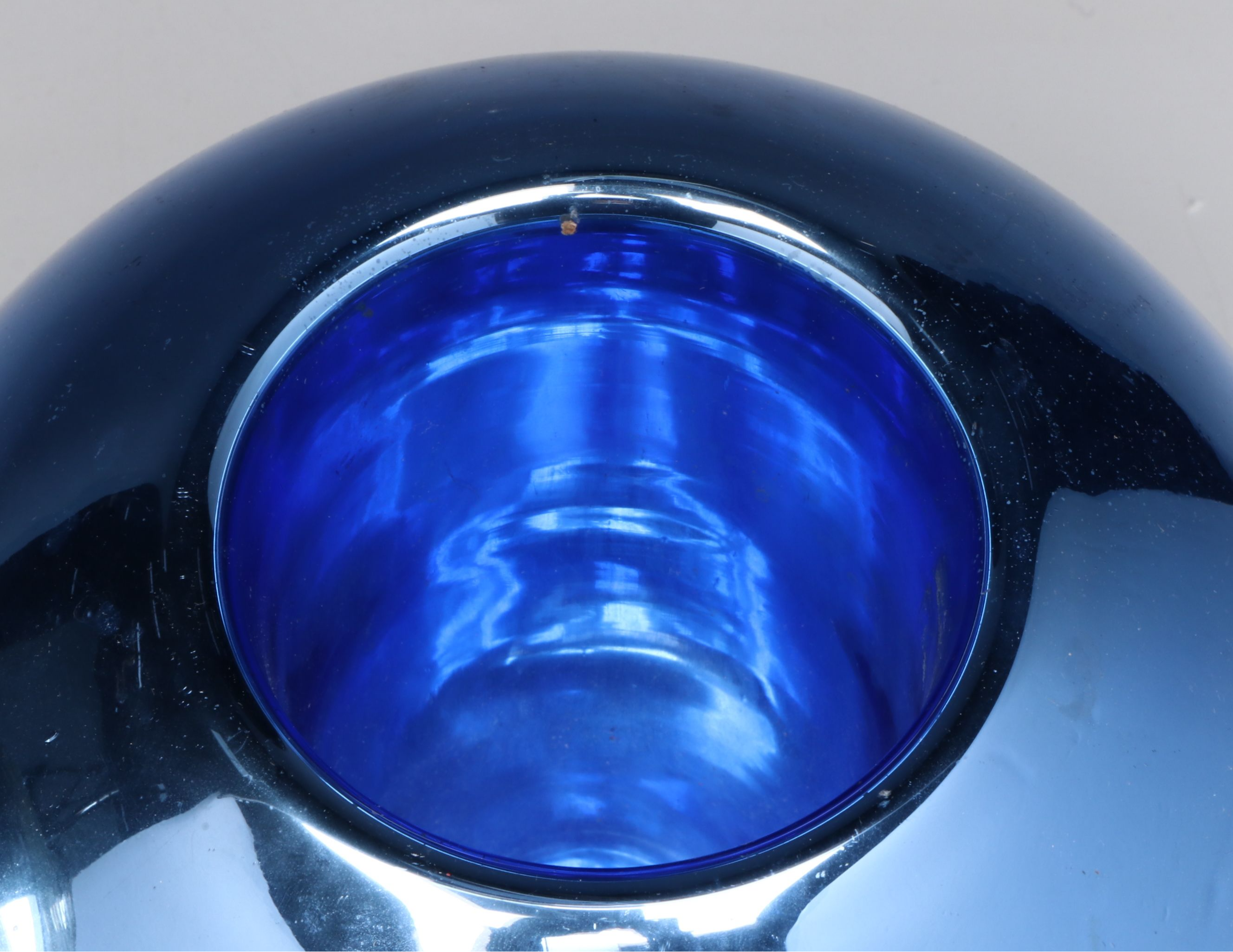 Slovakian and Mexican Blown Glass Foiled Vase and Orbs