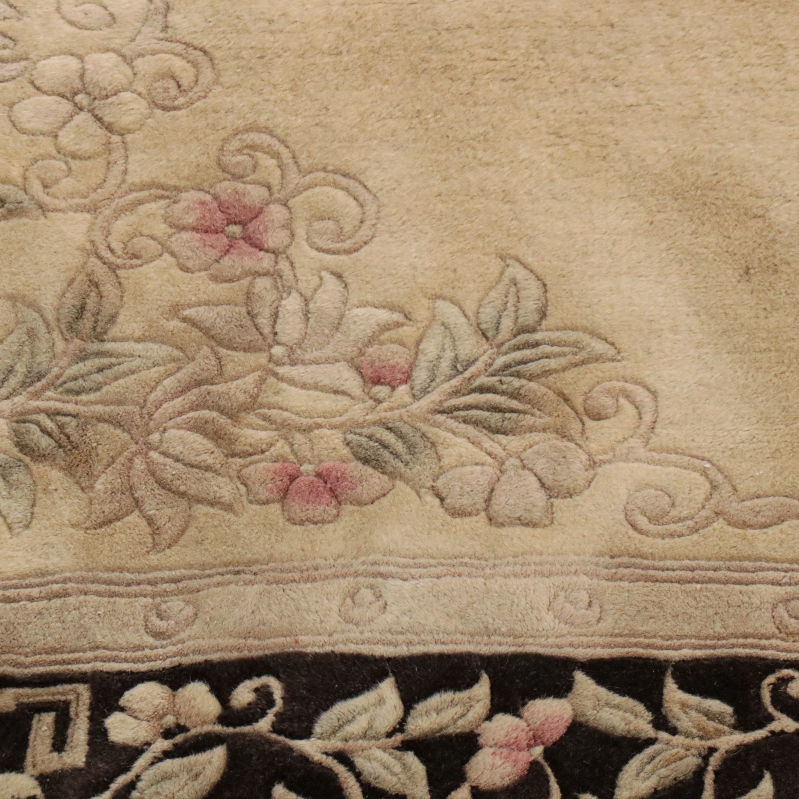 8' x 11'8 Hand-Knotted Chinese Peking Area Rug