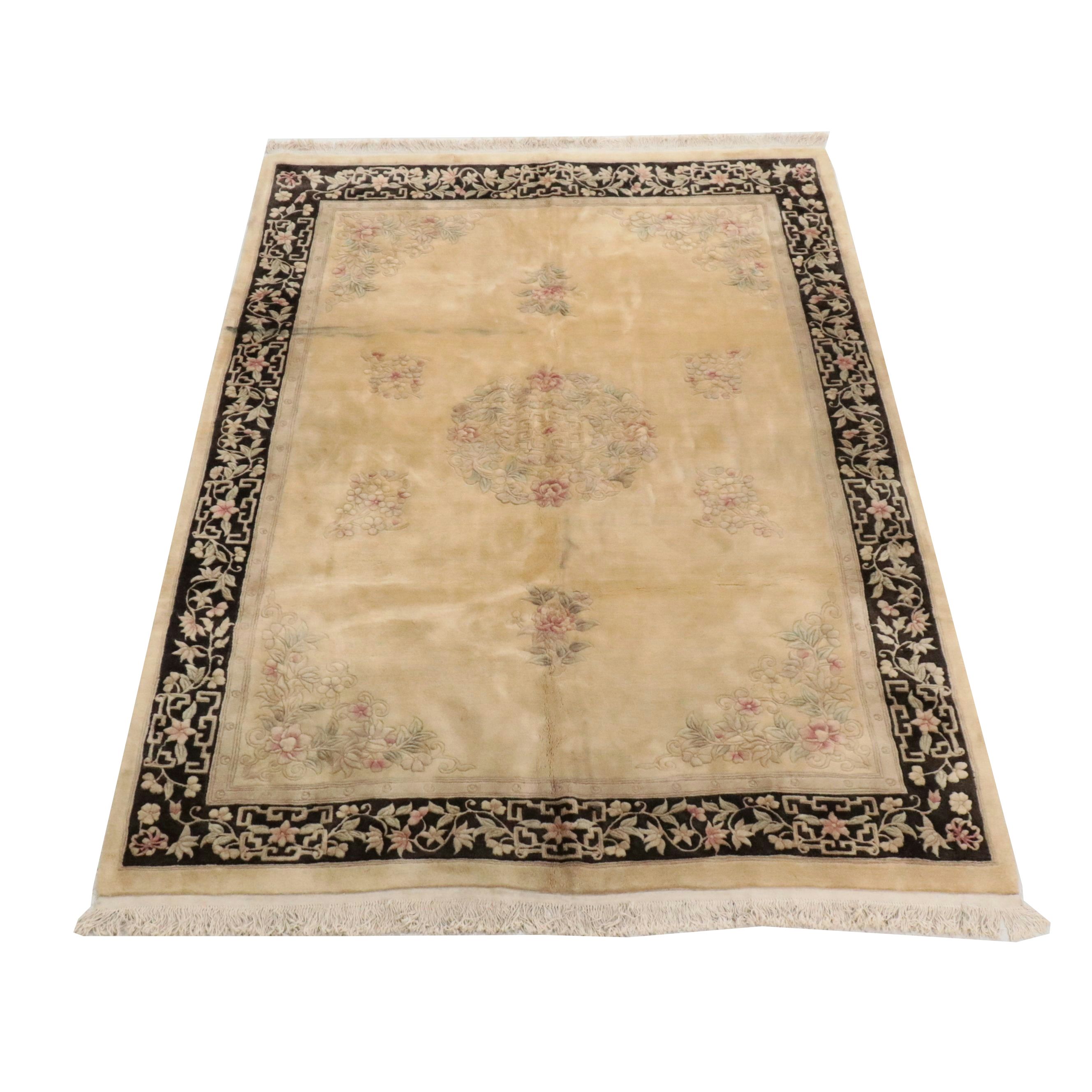 8' x 11'8 Hand-Knotted Chinese Peking Area Rug