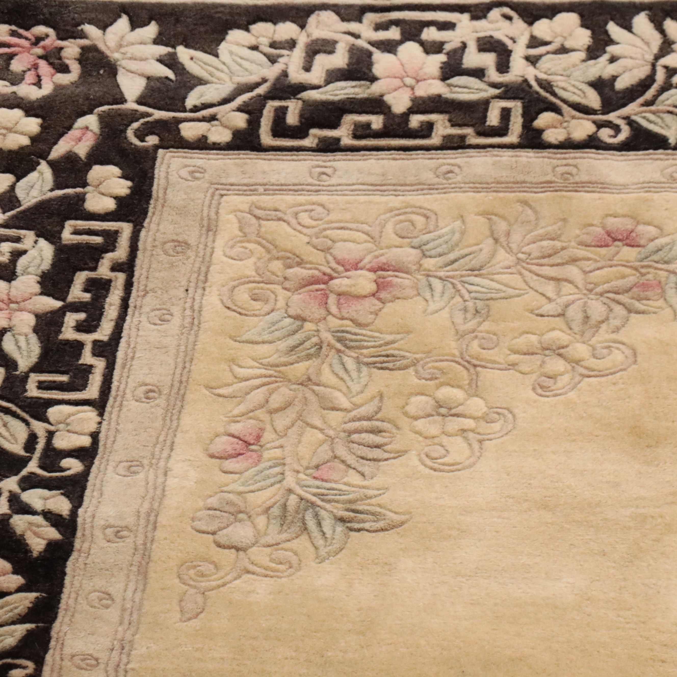 8' x 11'8 Hand-Knotted Chinese Peking Area Rug