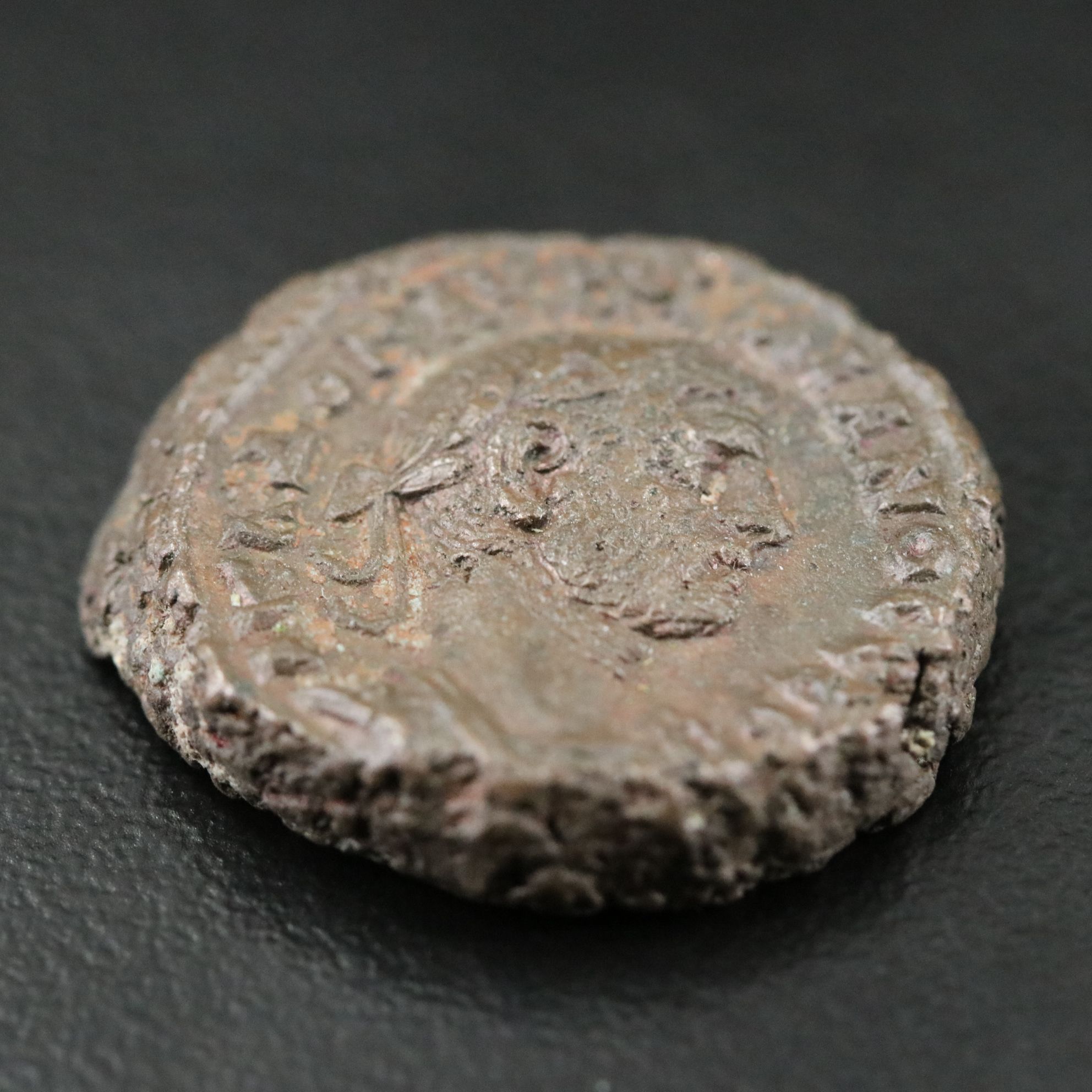 Ancient Roman Provincial Billon Potin Tetradrachm Coin of Aurelian, ca. 273 A.D.