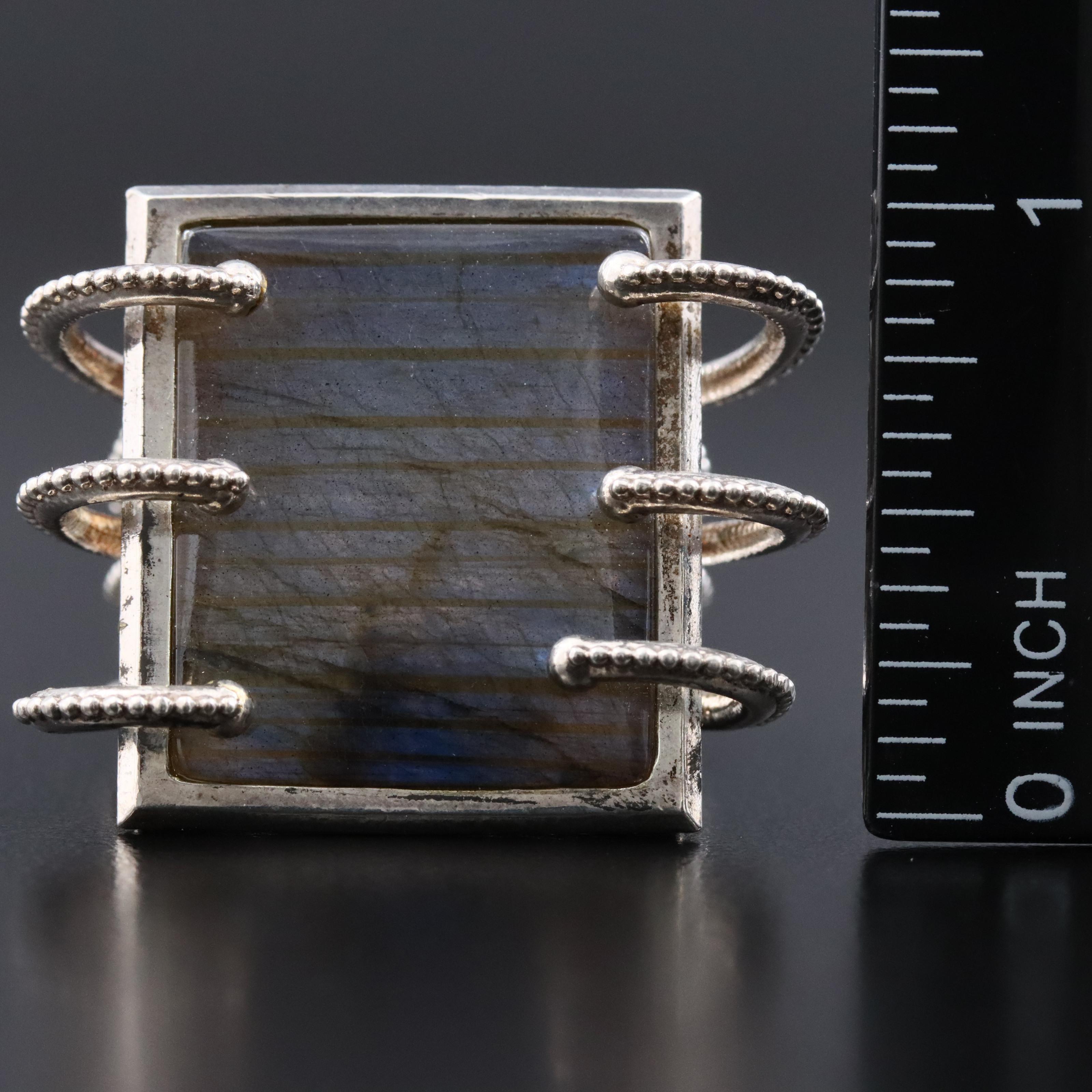 Sterling Labradorite Ring