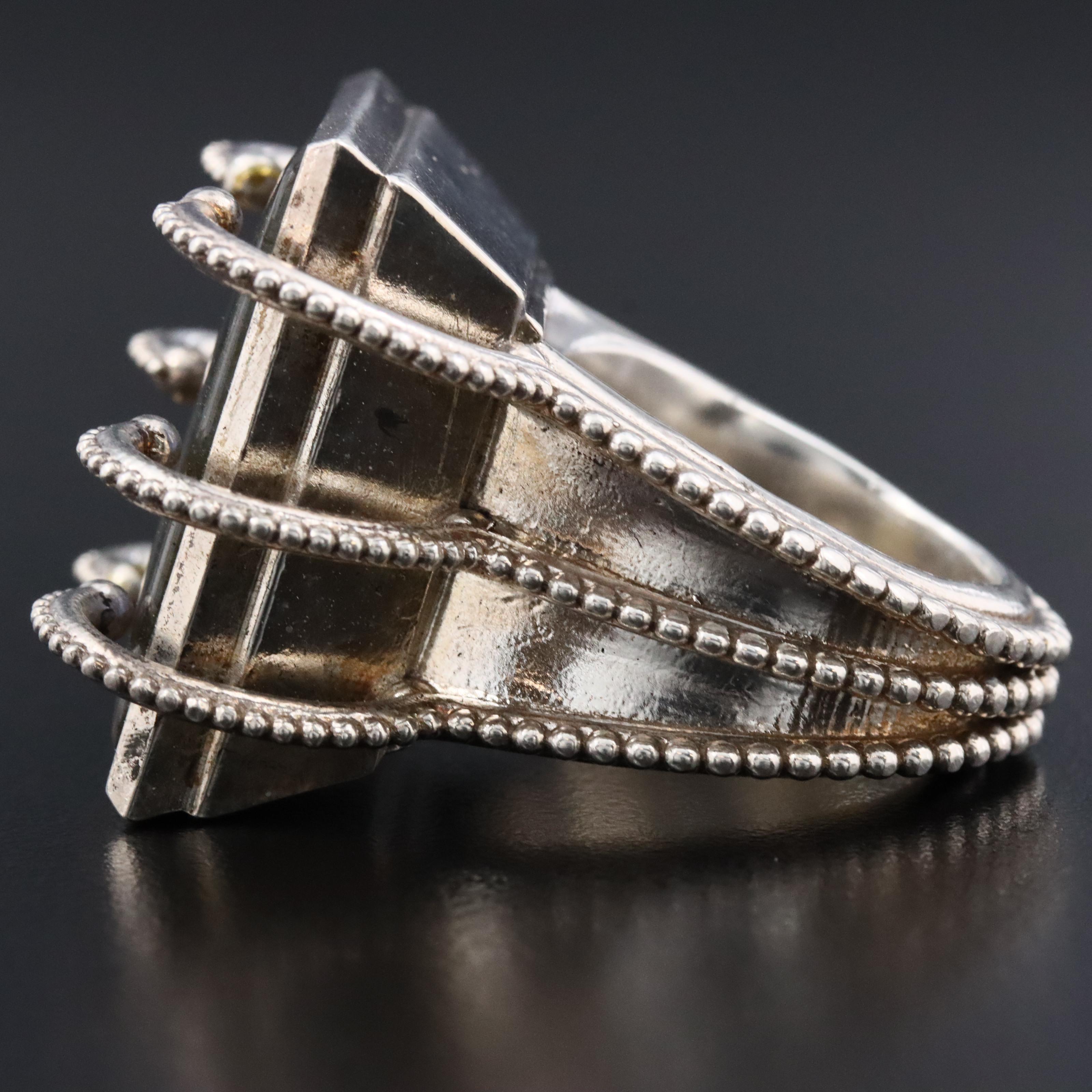 Sterling Labradorite Ring