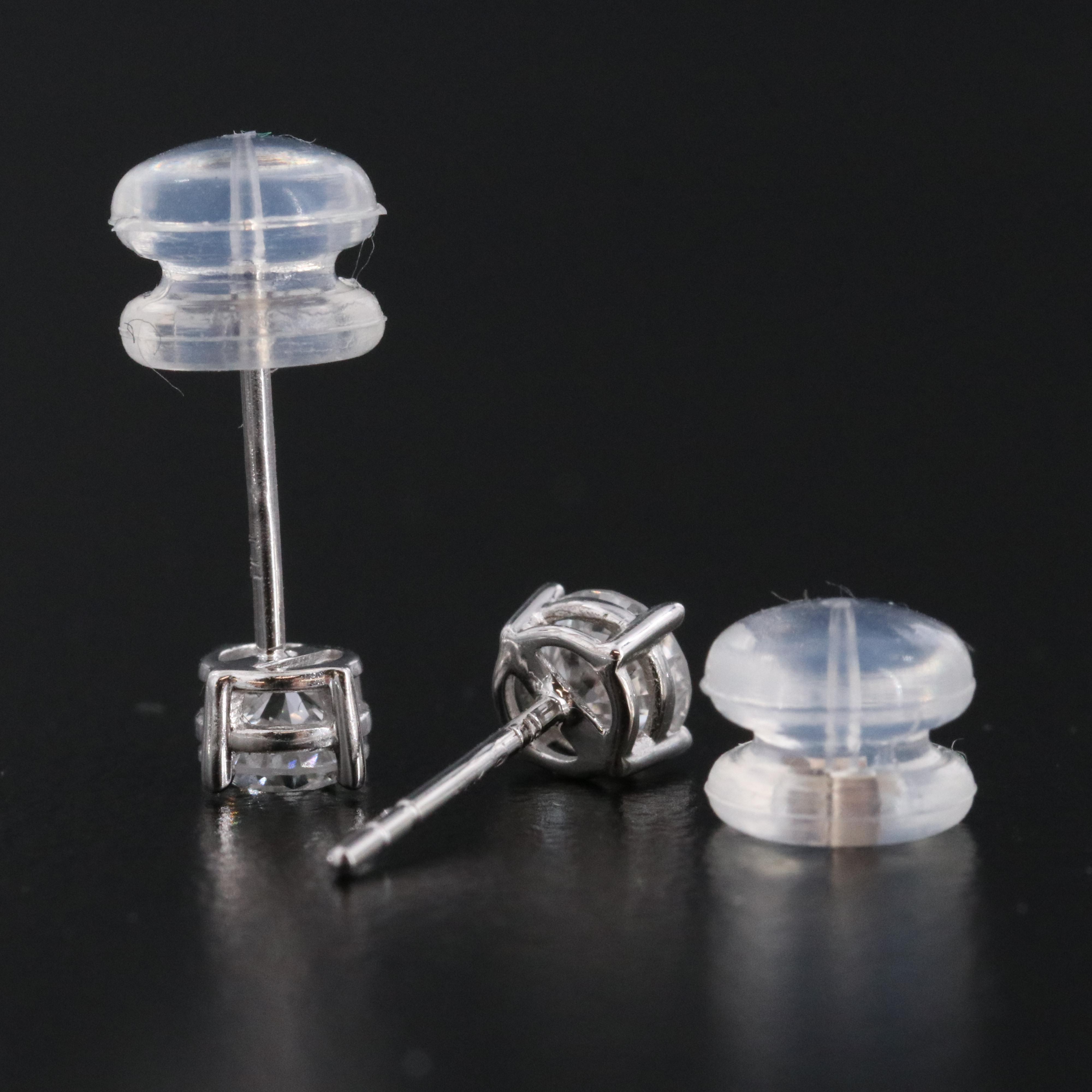 14K 0.48 CTW Lab Grown Diamond Solitaire Earrings