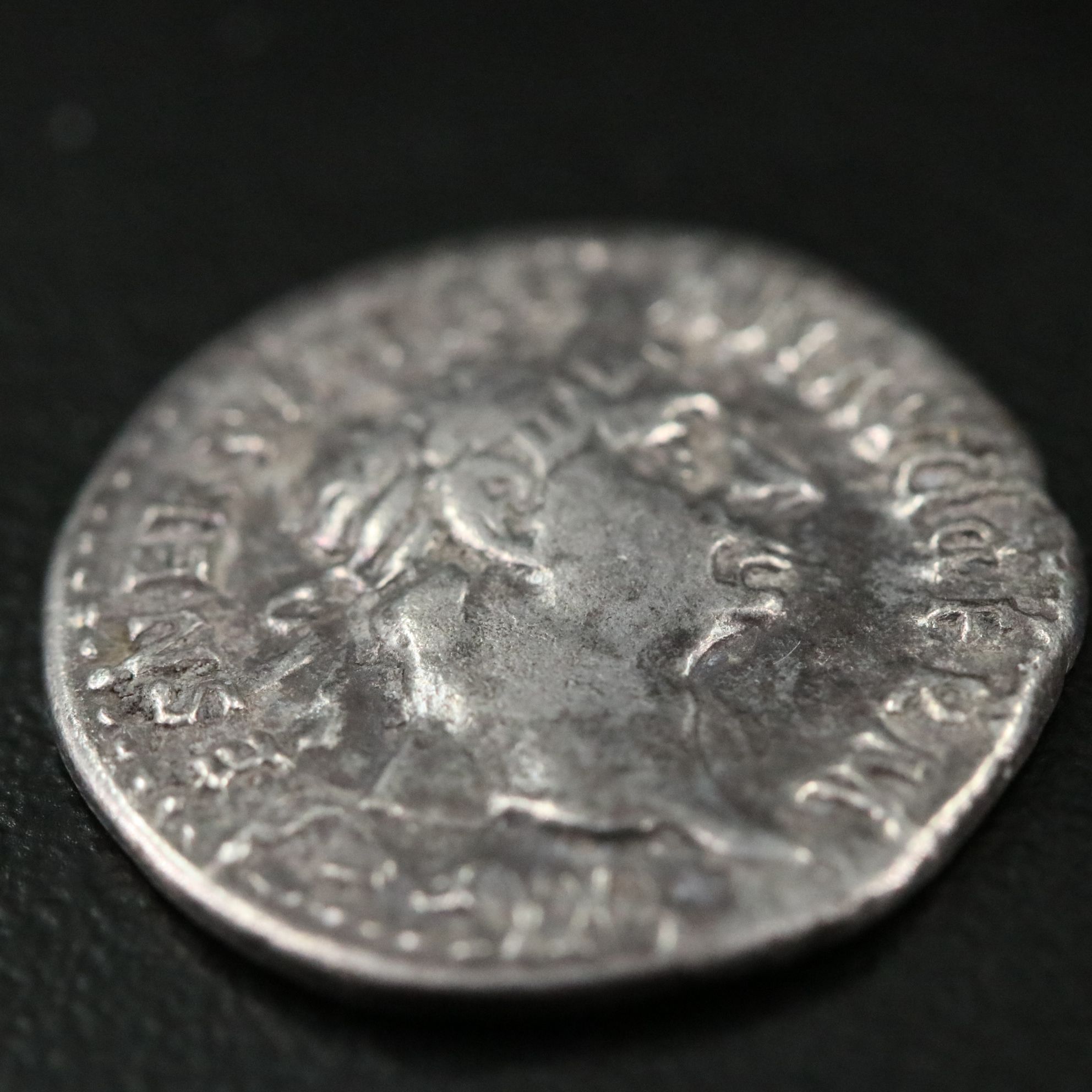 Ancient Roman Imperial AR Denarius Coin of Trajan, ca. 98 A.D.
