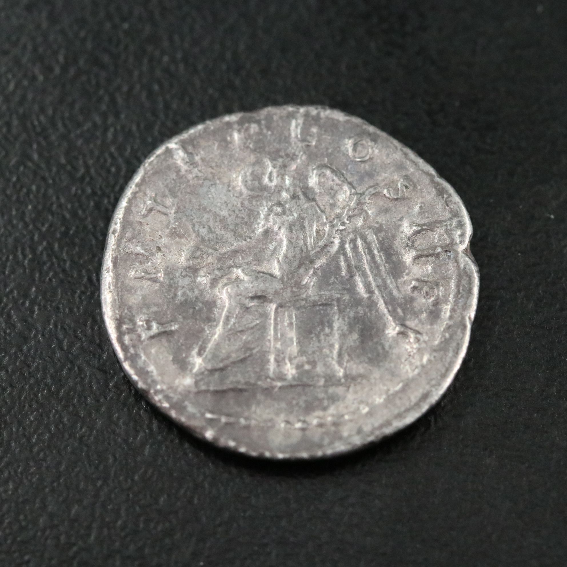 Ancient Roman Imperial AR Denarius Coin of Trajan, ca. 98 A.D.