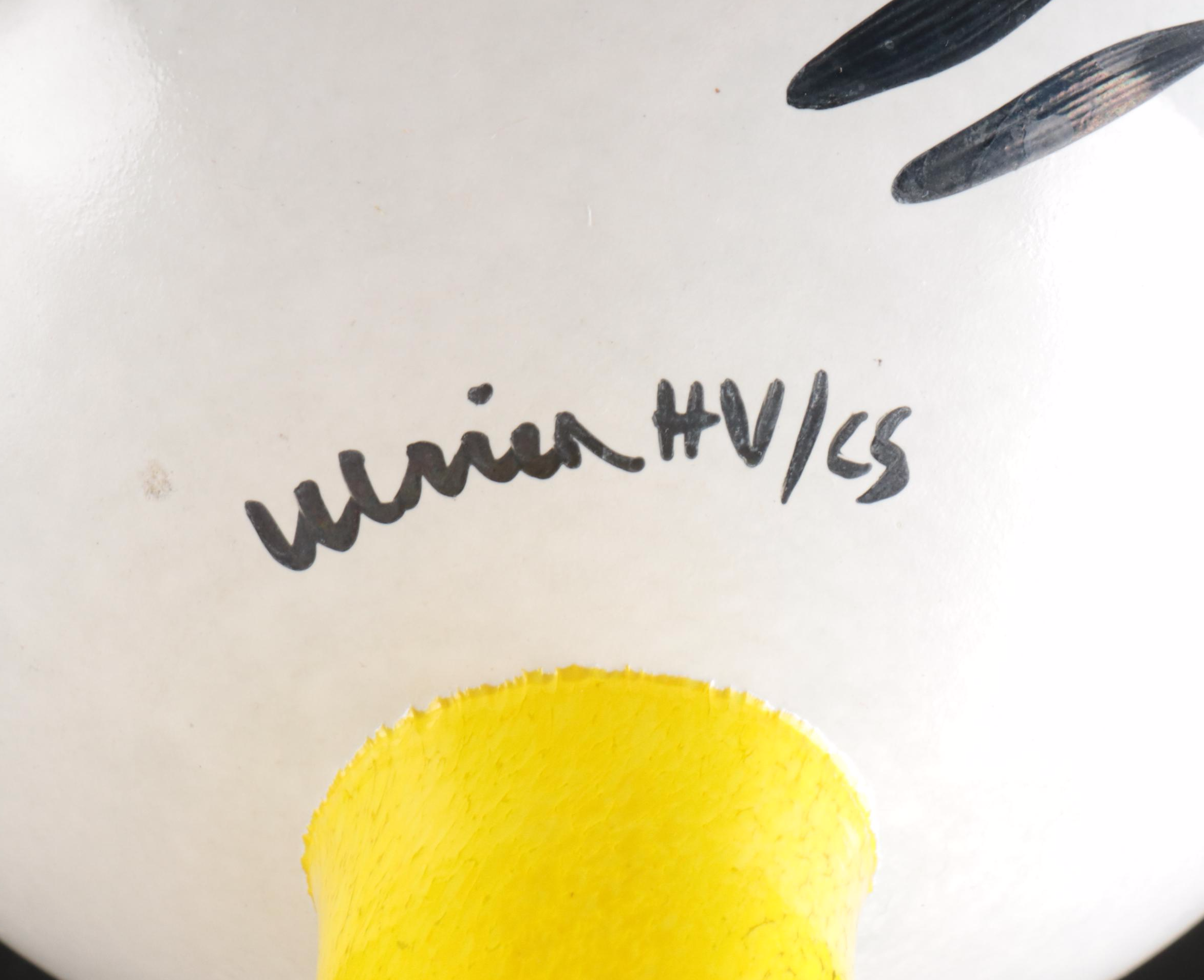 Kosta Boda "Open Minds" Blown Glass Footed Bowl