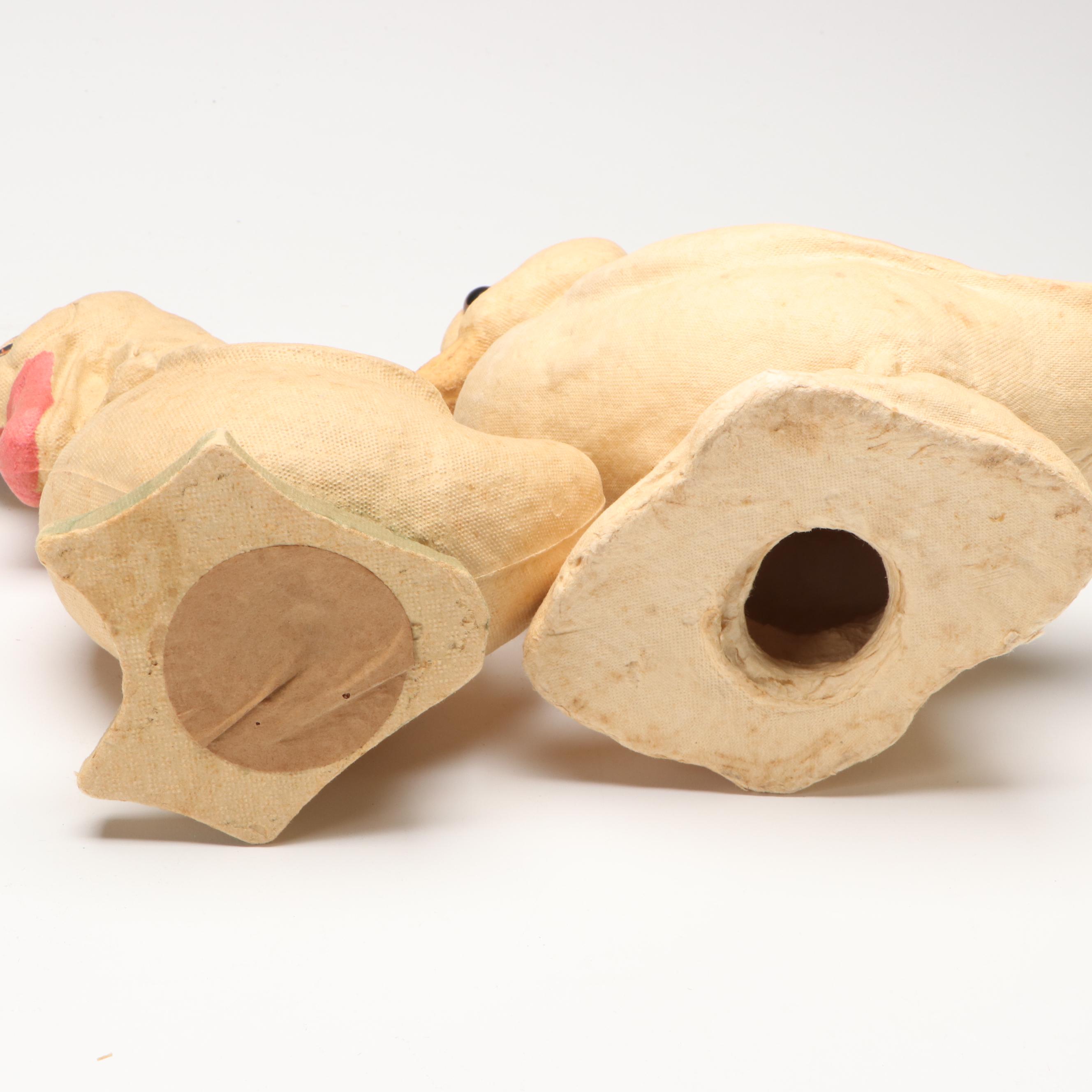 F. N. Burt, Drake Process with Other Papier-Mâché Figures and Candy Containers