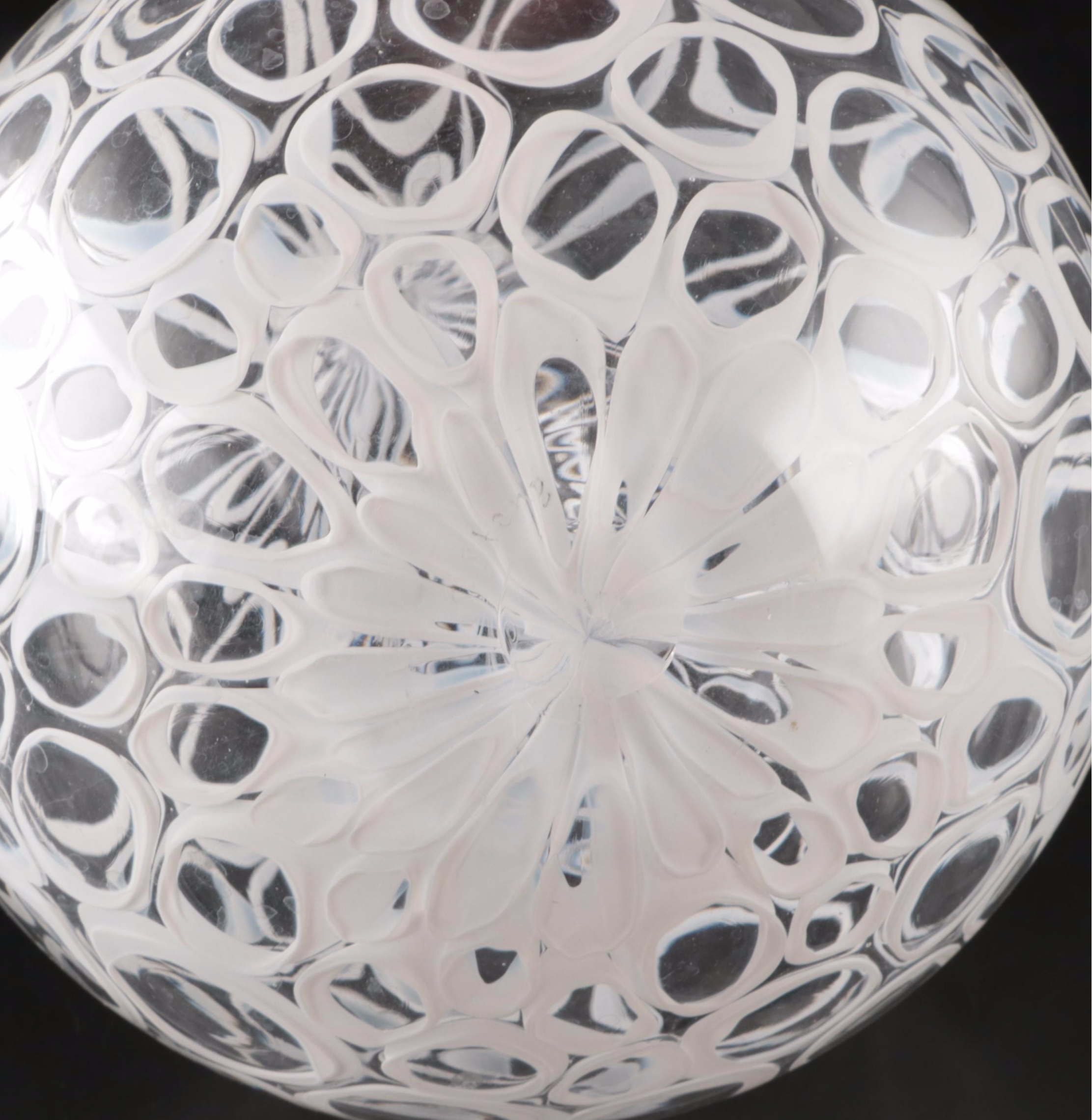 Sam Stang Signed Murrini Blown Glass Vase