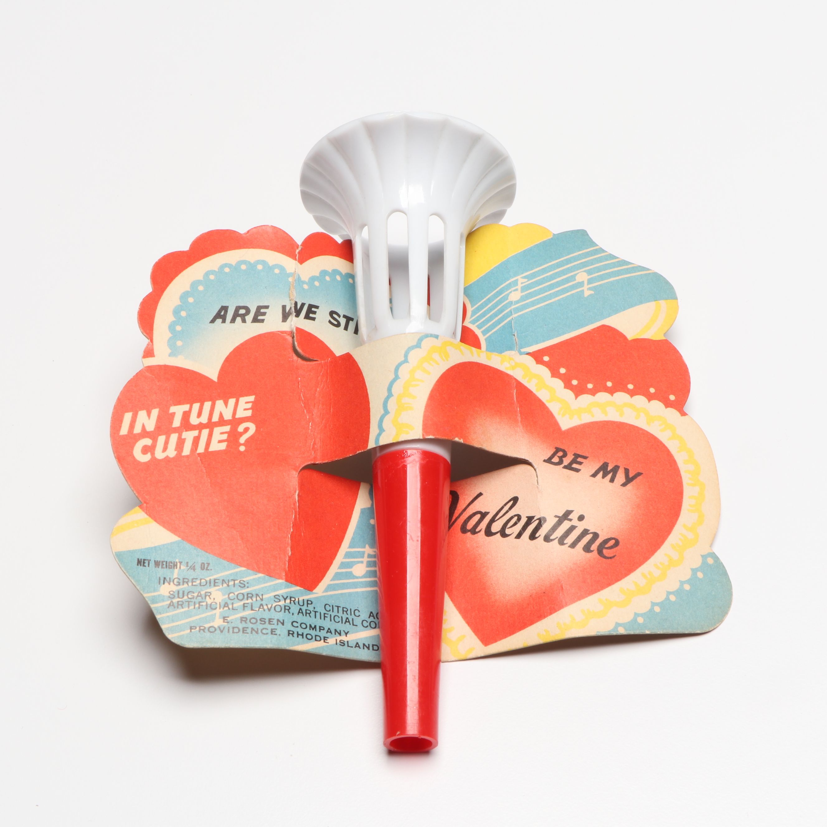 Valentine's Day Heart Figure with Other Vintage Decor