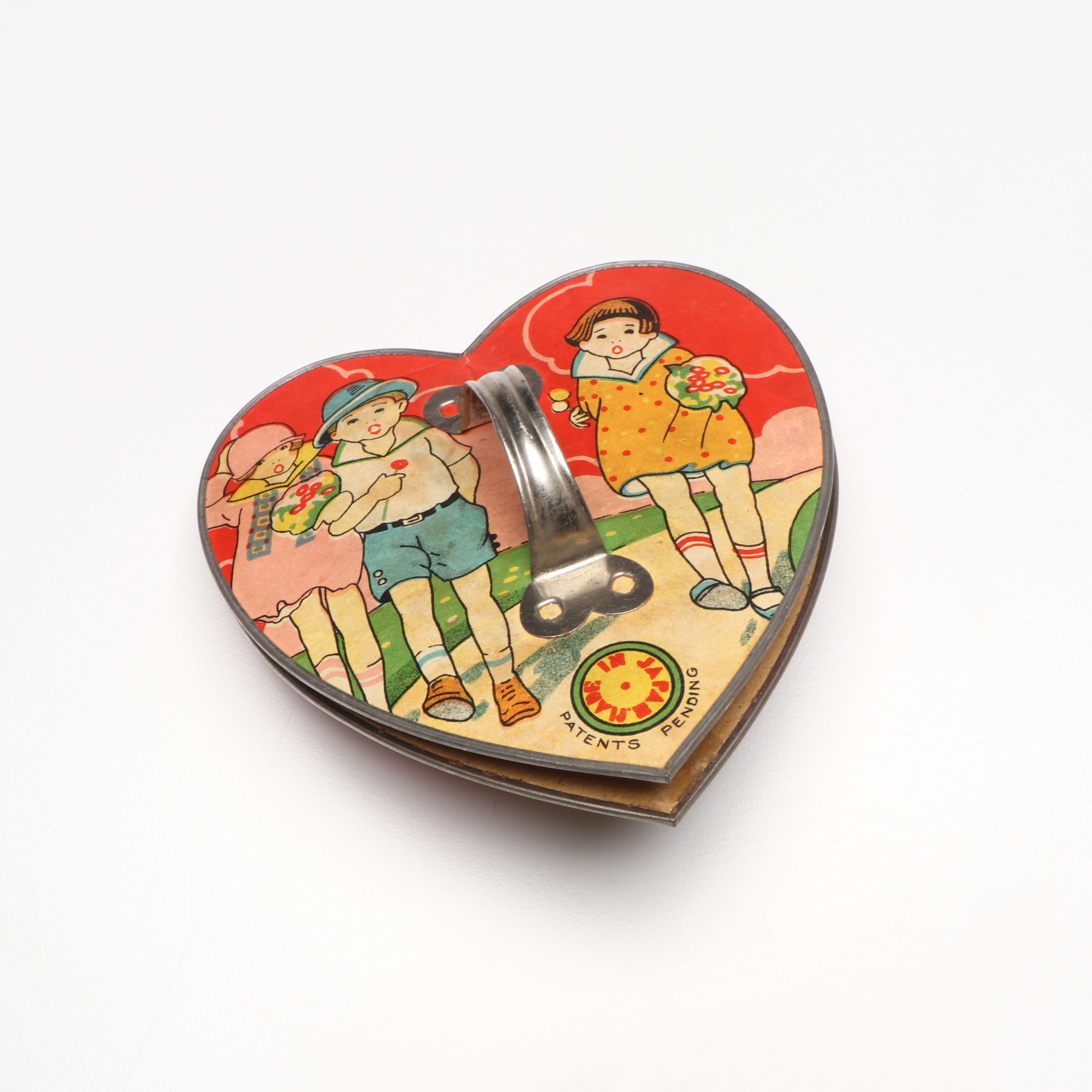 Valentine's Day Heart Figure with Other Vintage Decor