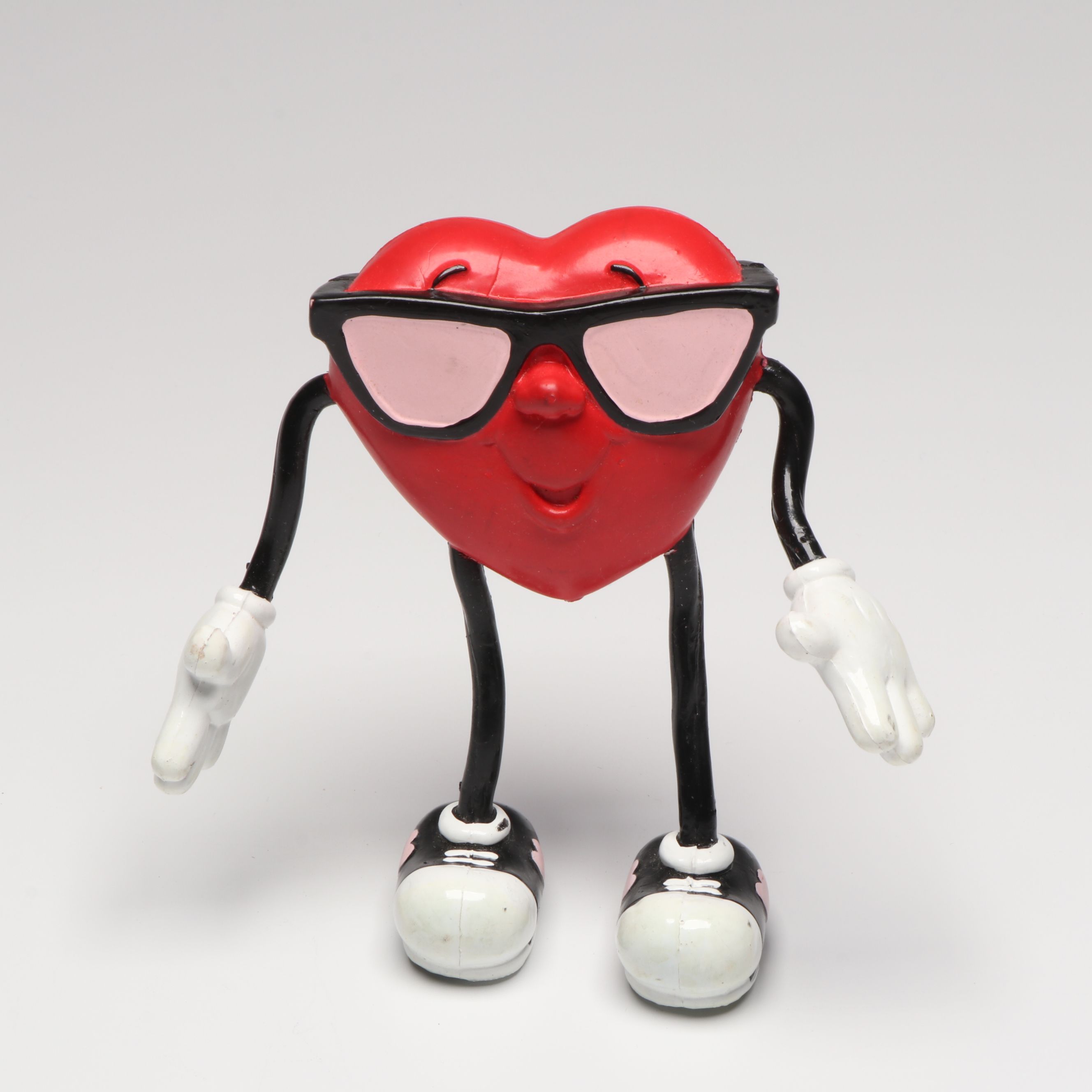 Valentine's Day Heart Figure with Other Vintage Decor