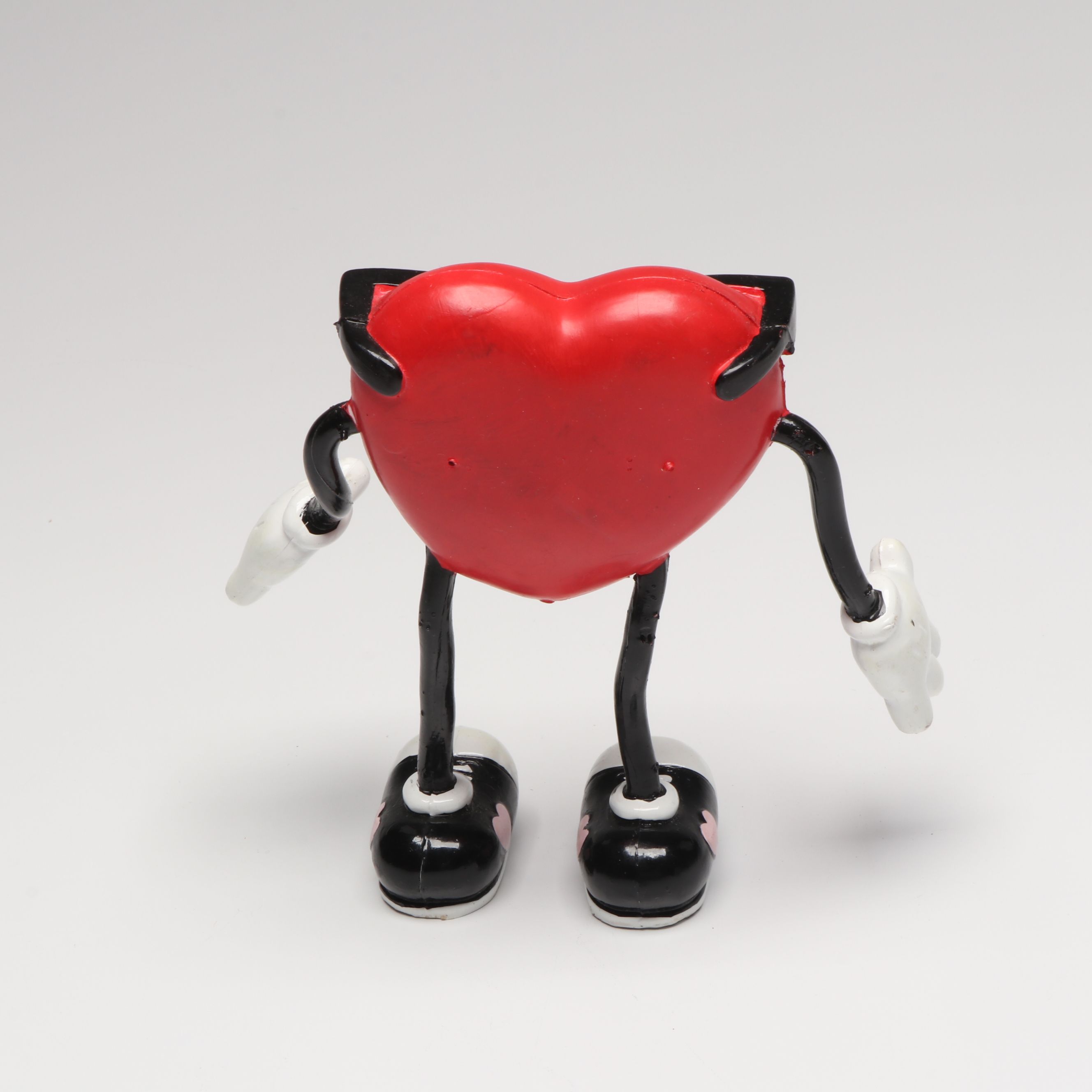 Valentine's Day Heart Figure with Other Vintage Decor