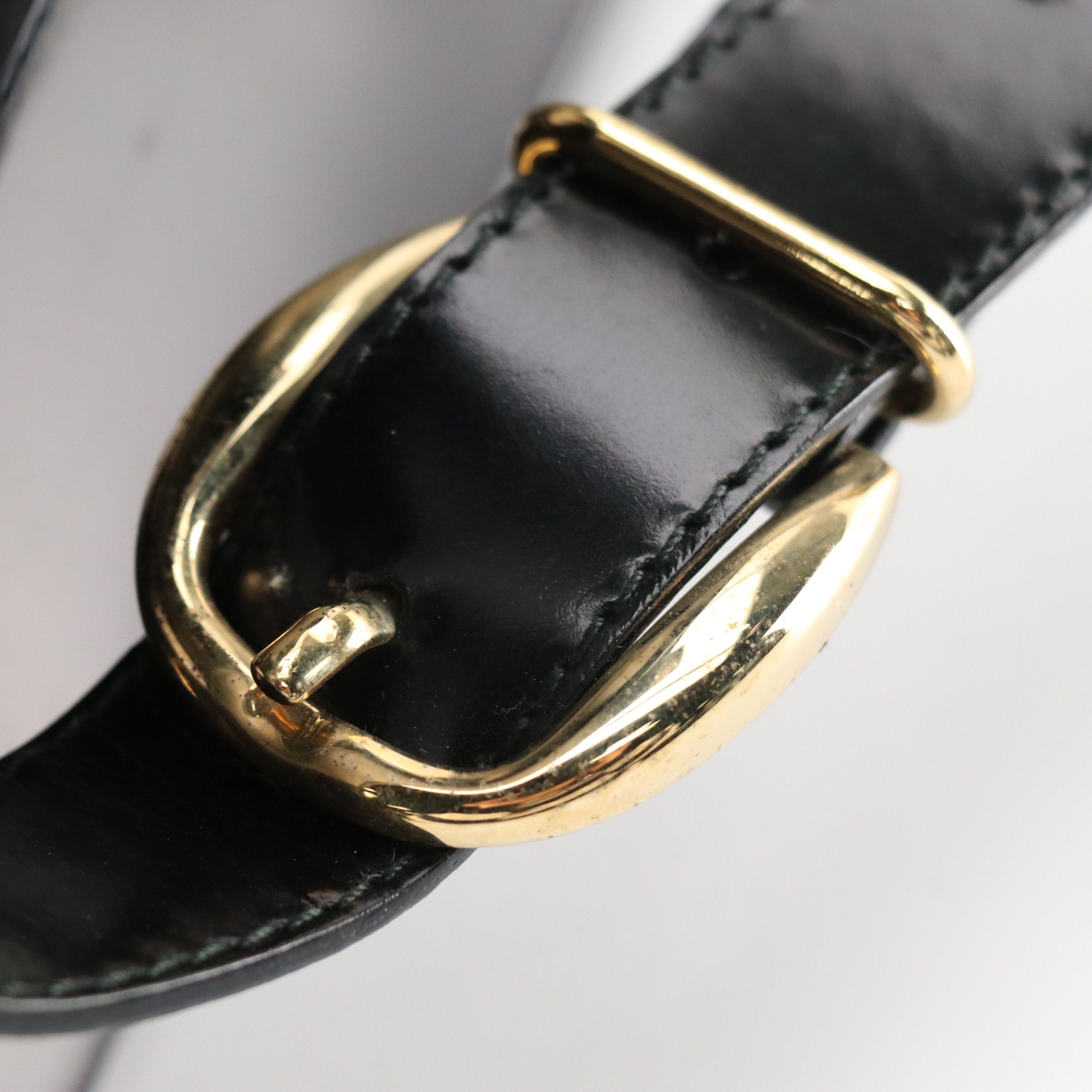 Gucci Bamboo Zipper Backpack in Shiny Black Calf Leather