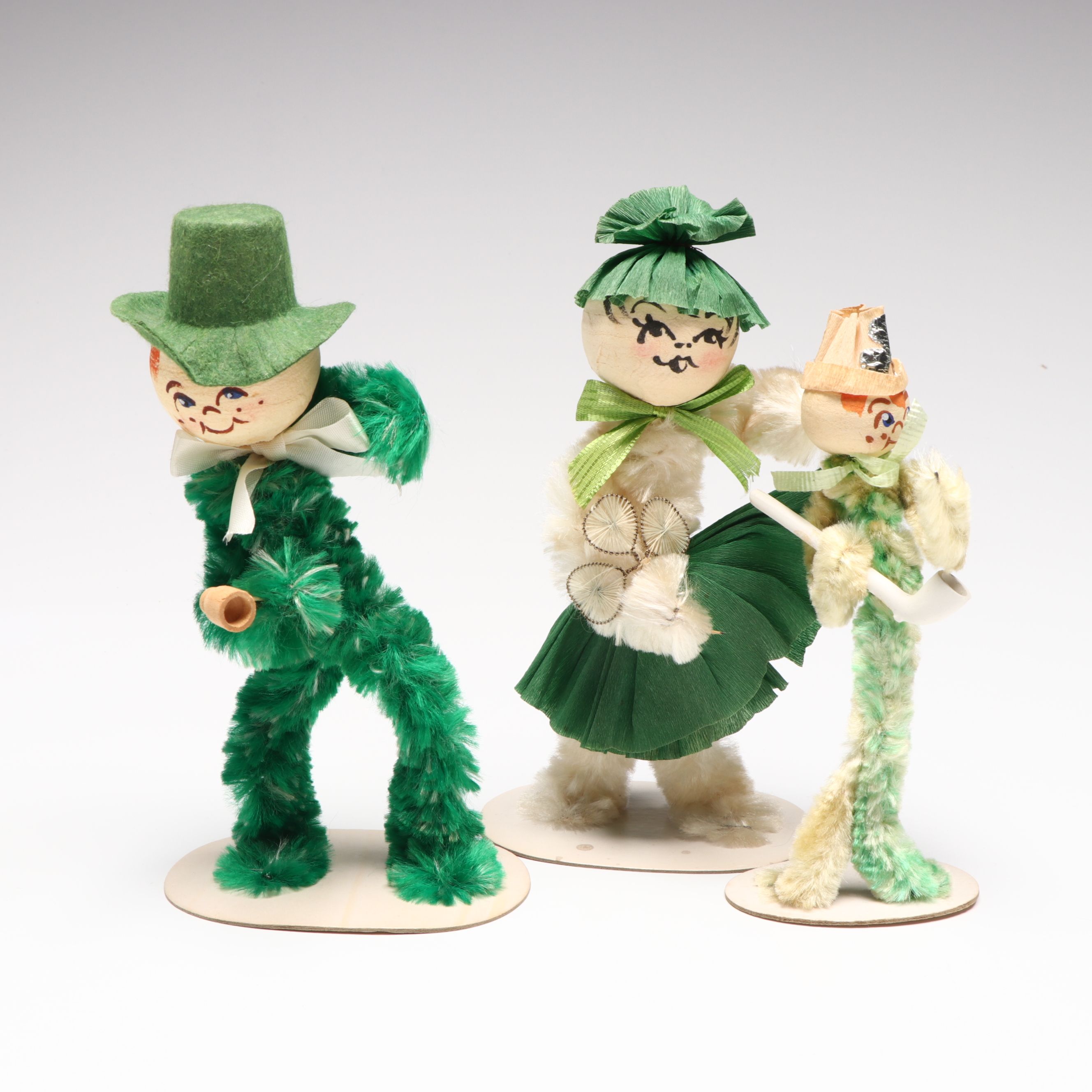 Vintage St. Patrick's Day Dolls and Other Decorations