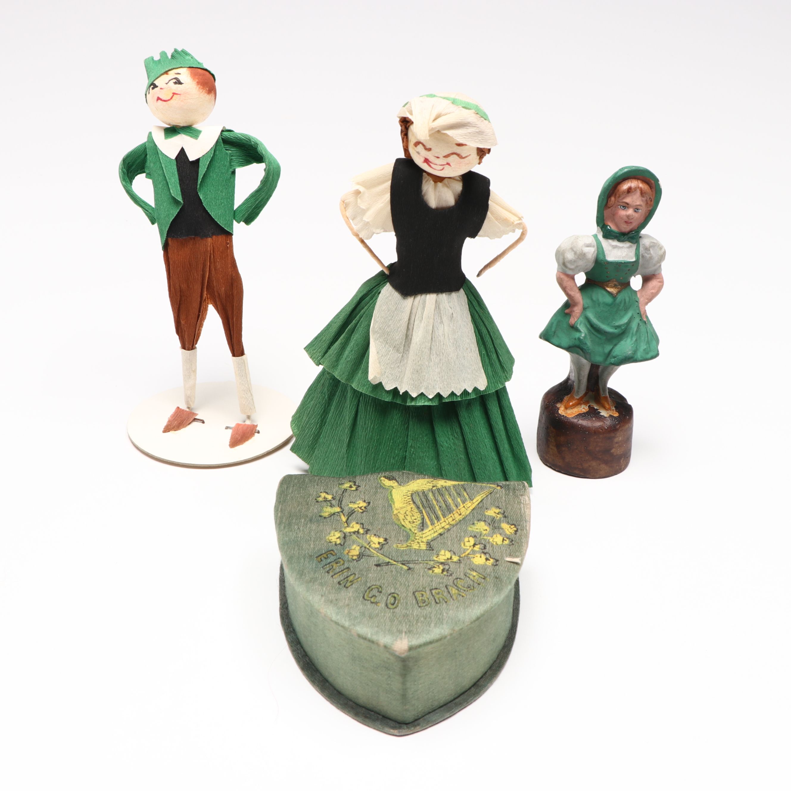 Vintage St. Patrick's Day Dolls and Other Decorations