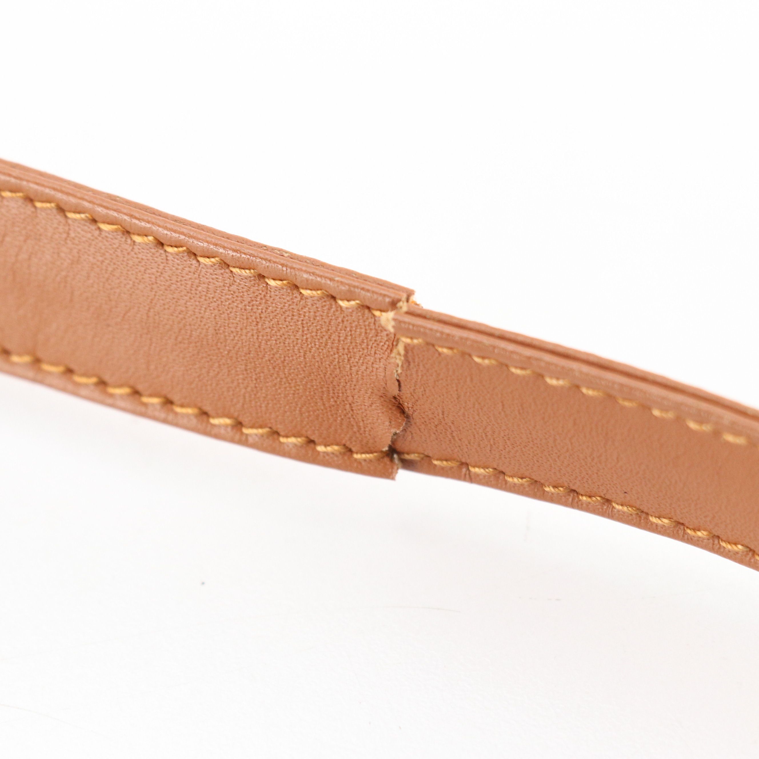 Chloé Structured Two-Way Bag in Brown Textured Leather