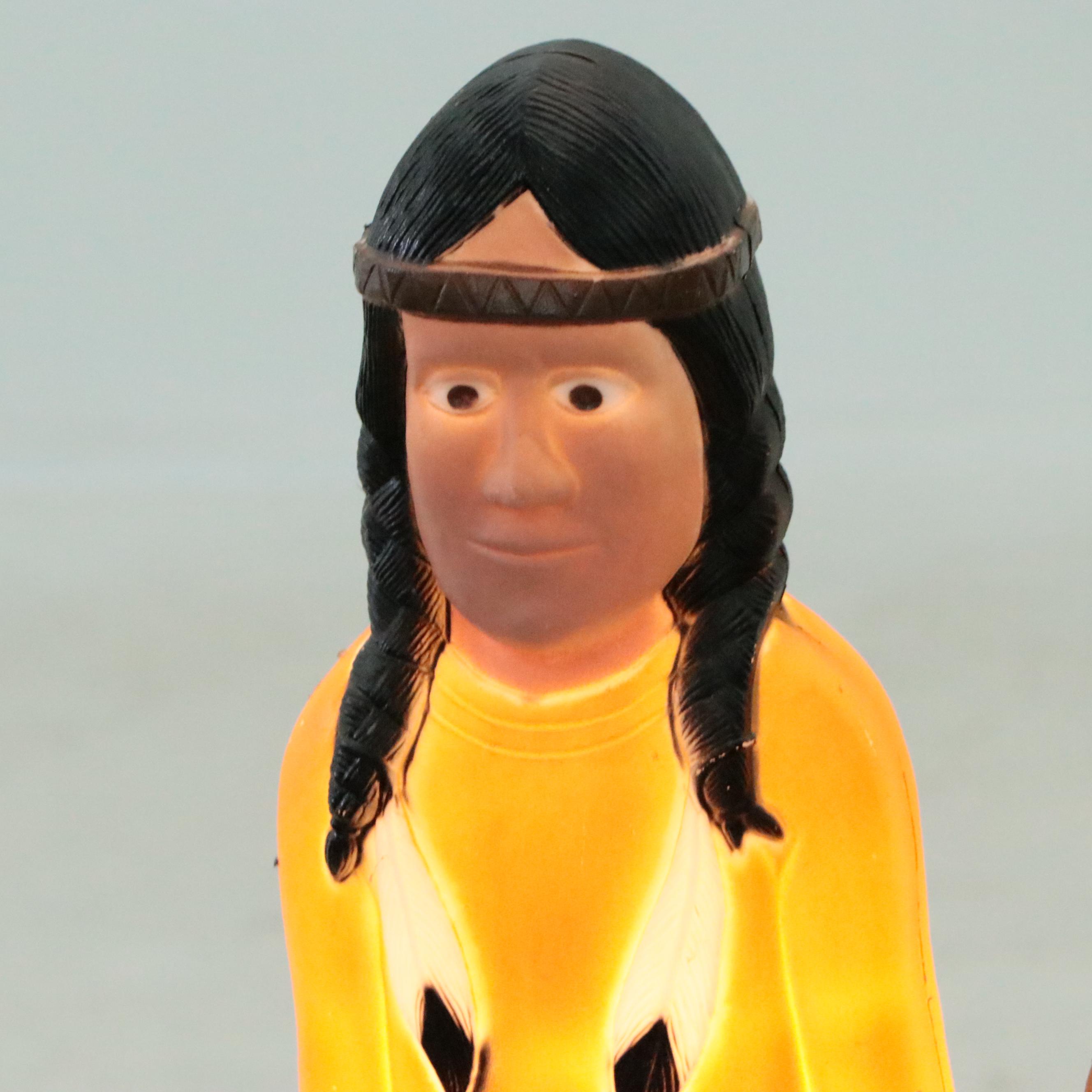 Thanksgiving Inspired Illuminating Blow Mold Décor, Late 20th Century