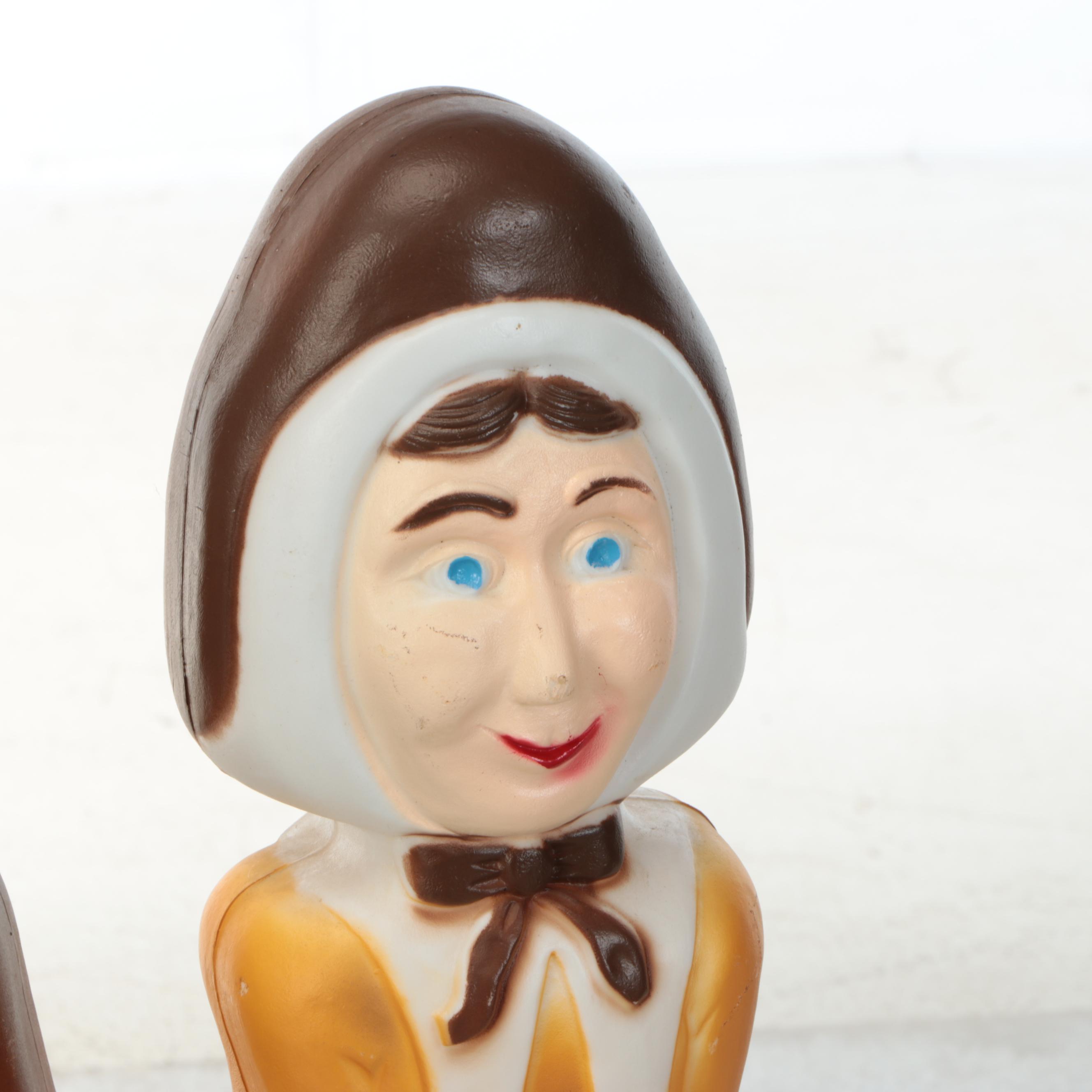 Thanksgiving Inspired Illuminating Blow Mold Décor, Late 20th Century