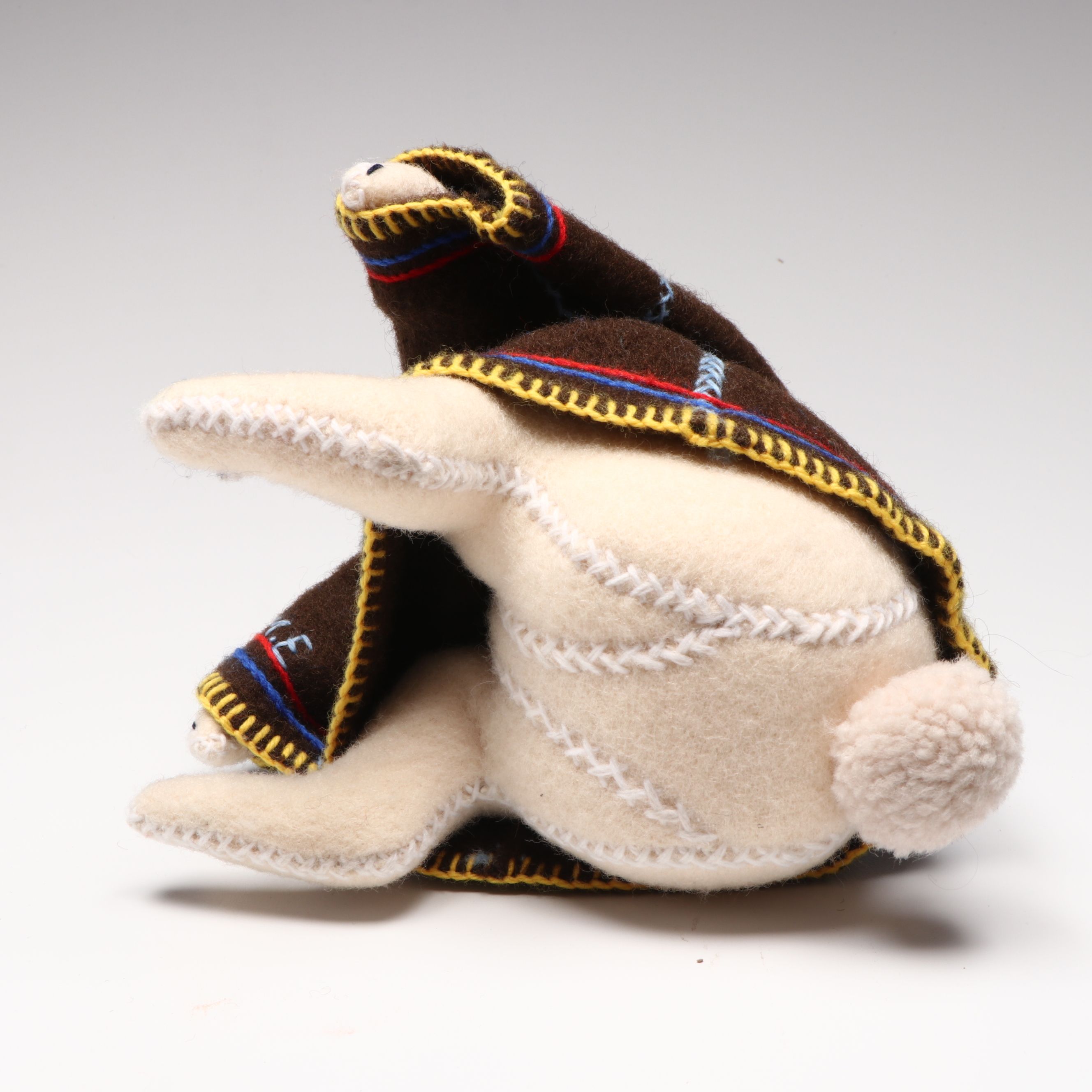 Handmade Inuit Wool Rabbit Stuffed Animals