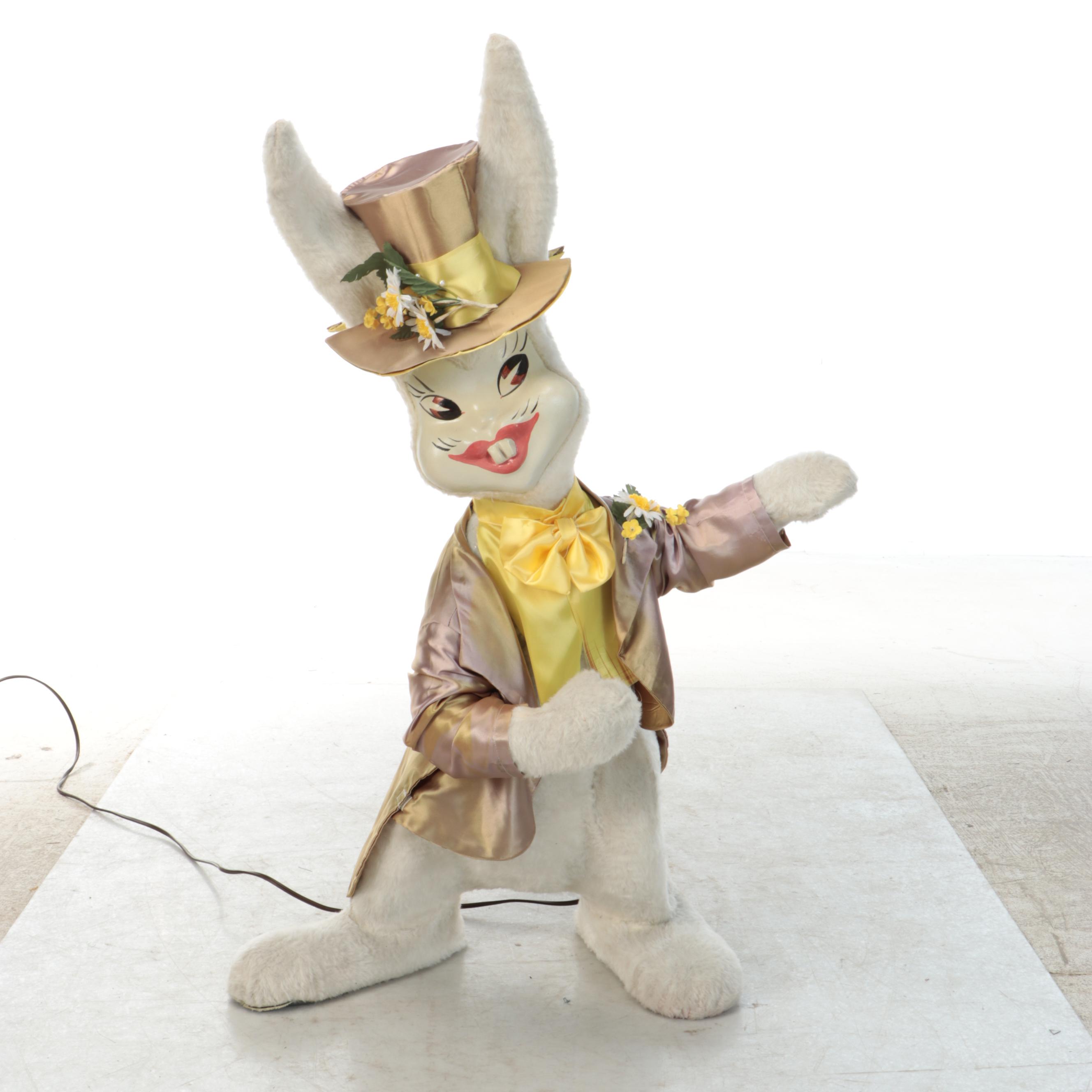 Hand-Painted Animatronic Easter Rabbit