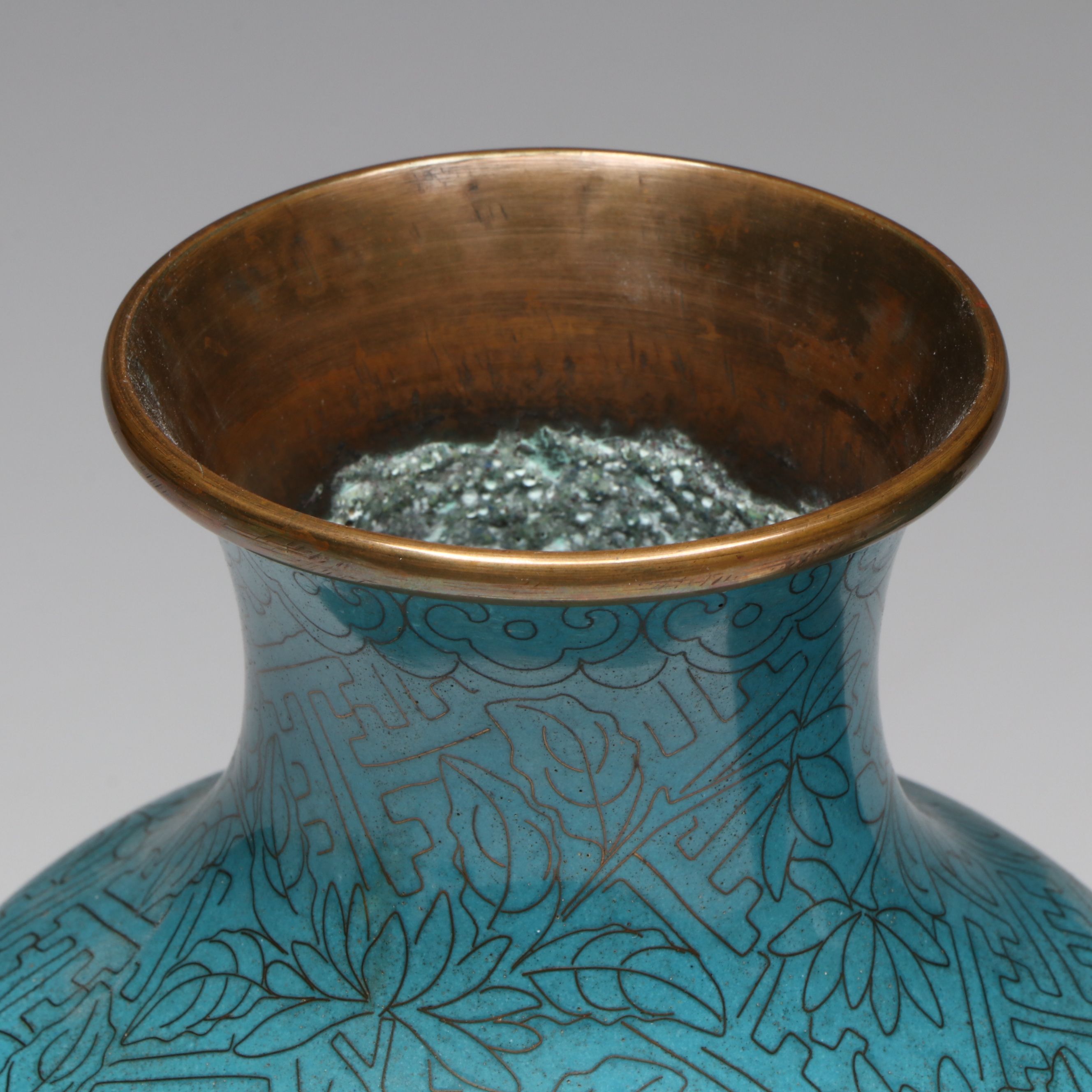 Chinese Cloisonné Metal Vases