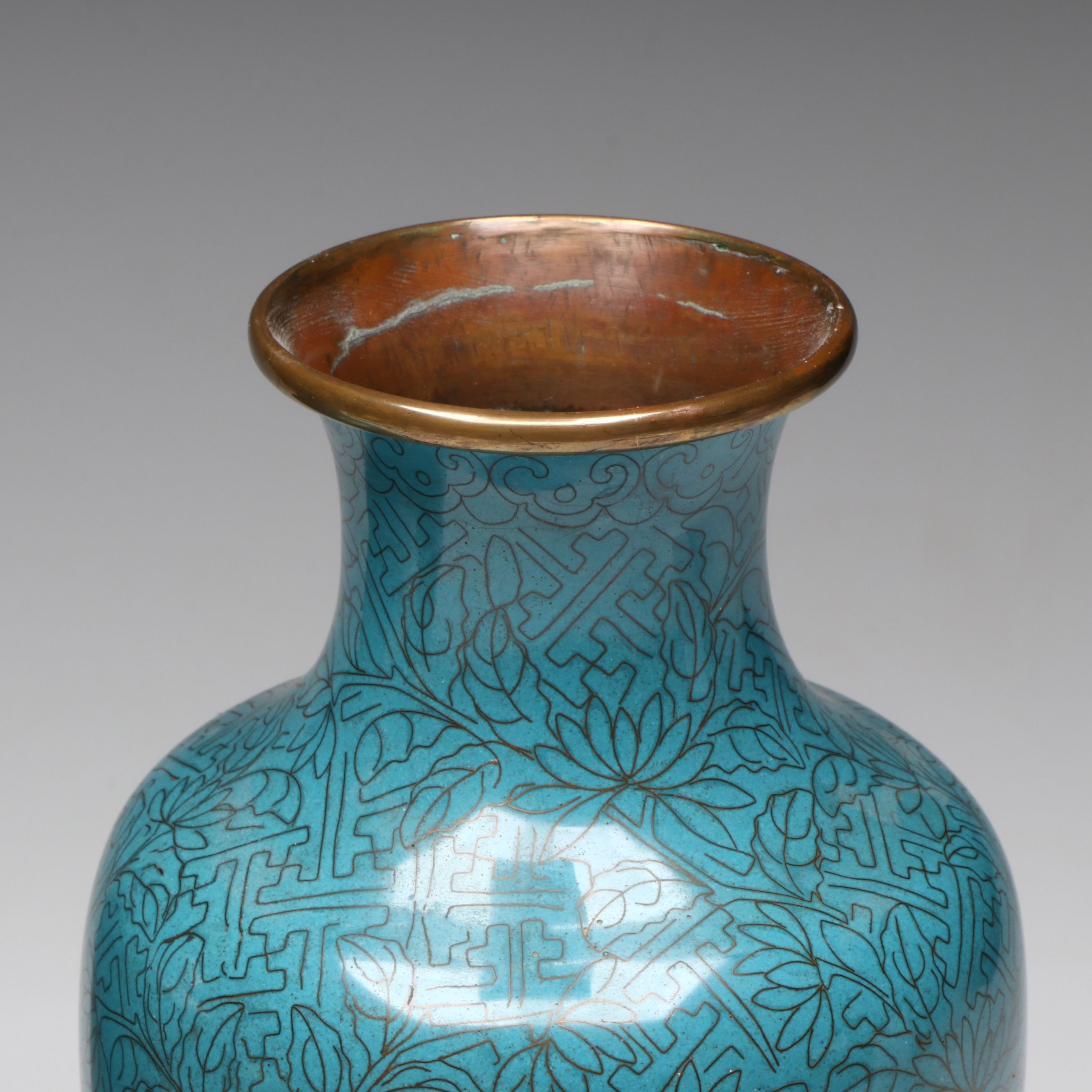 Chinese Cloisonné Metal Vases