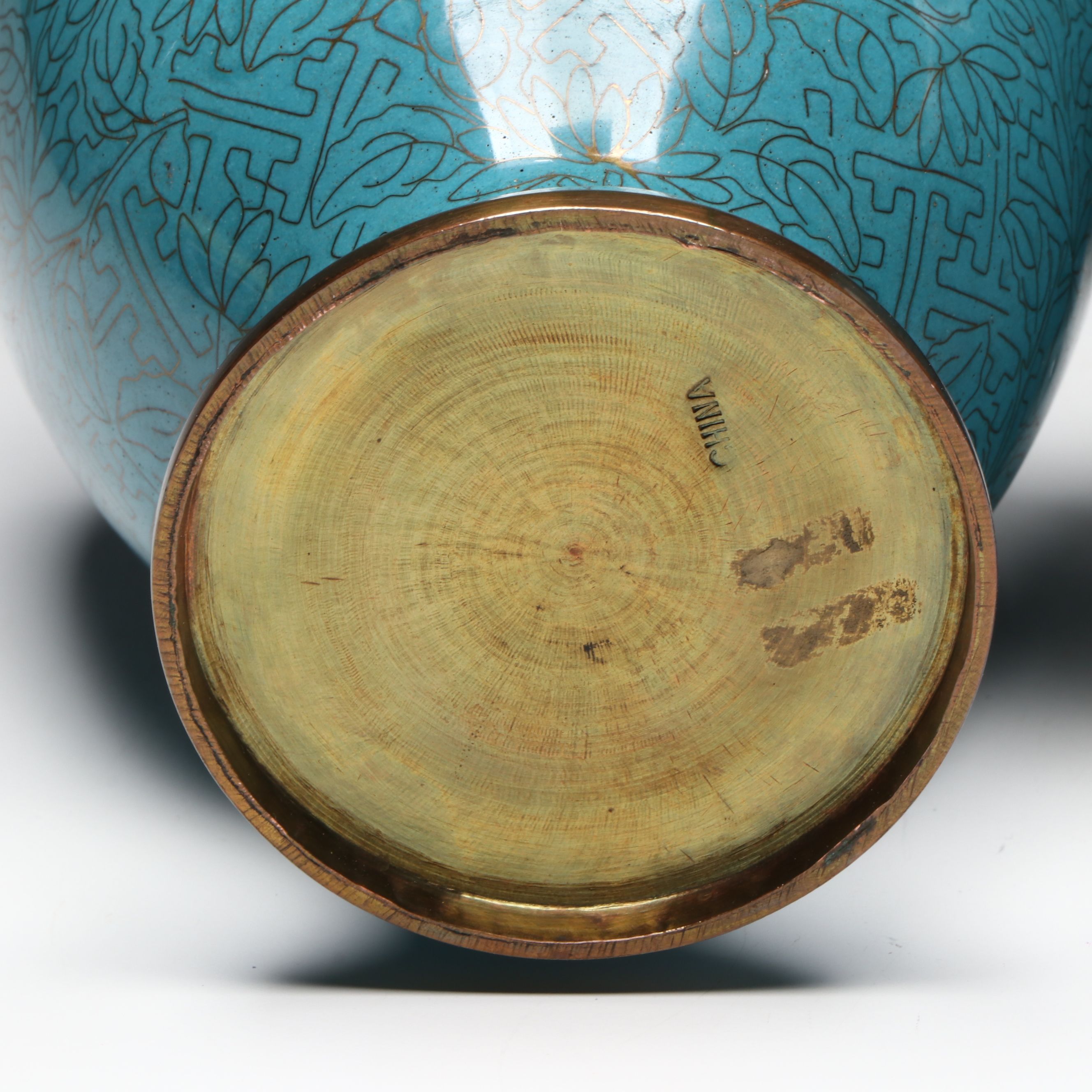 Chinese Cloisonné Metal Vases