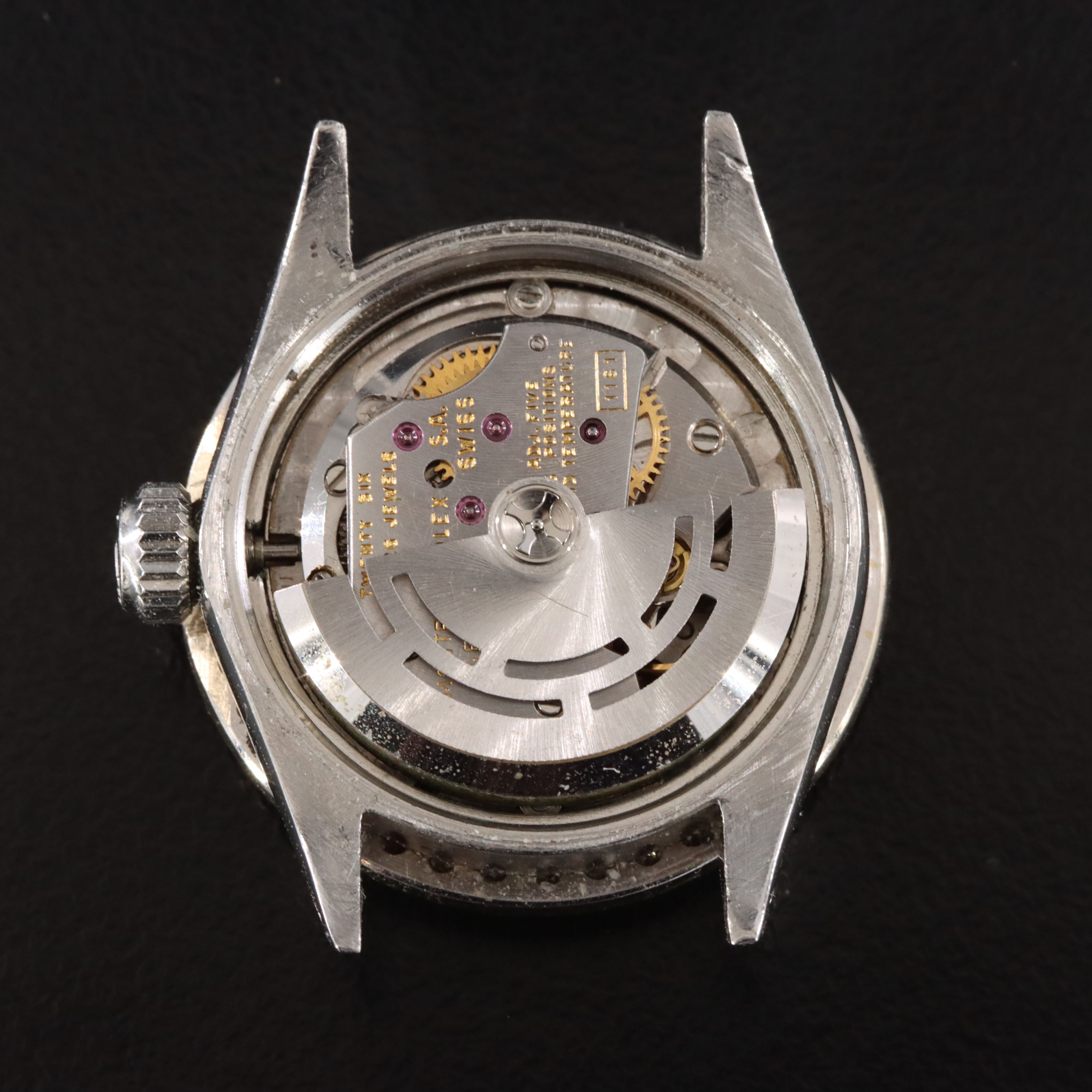 1970 Rolex Custom Diamond Dial & Bezel Datejust Watch