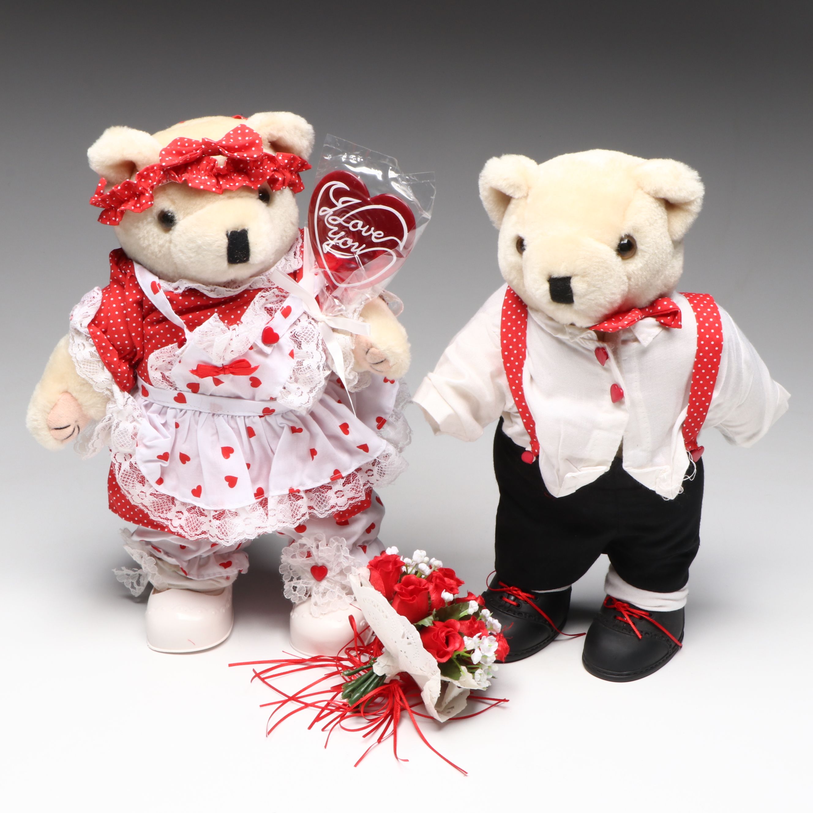 Valentine's Day "Be My Sweetheart" Teddy Bear with Accessories, 1991