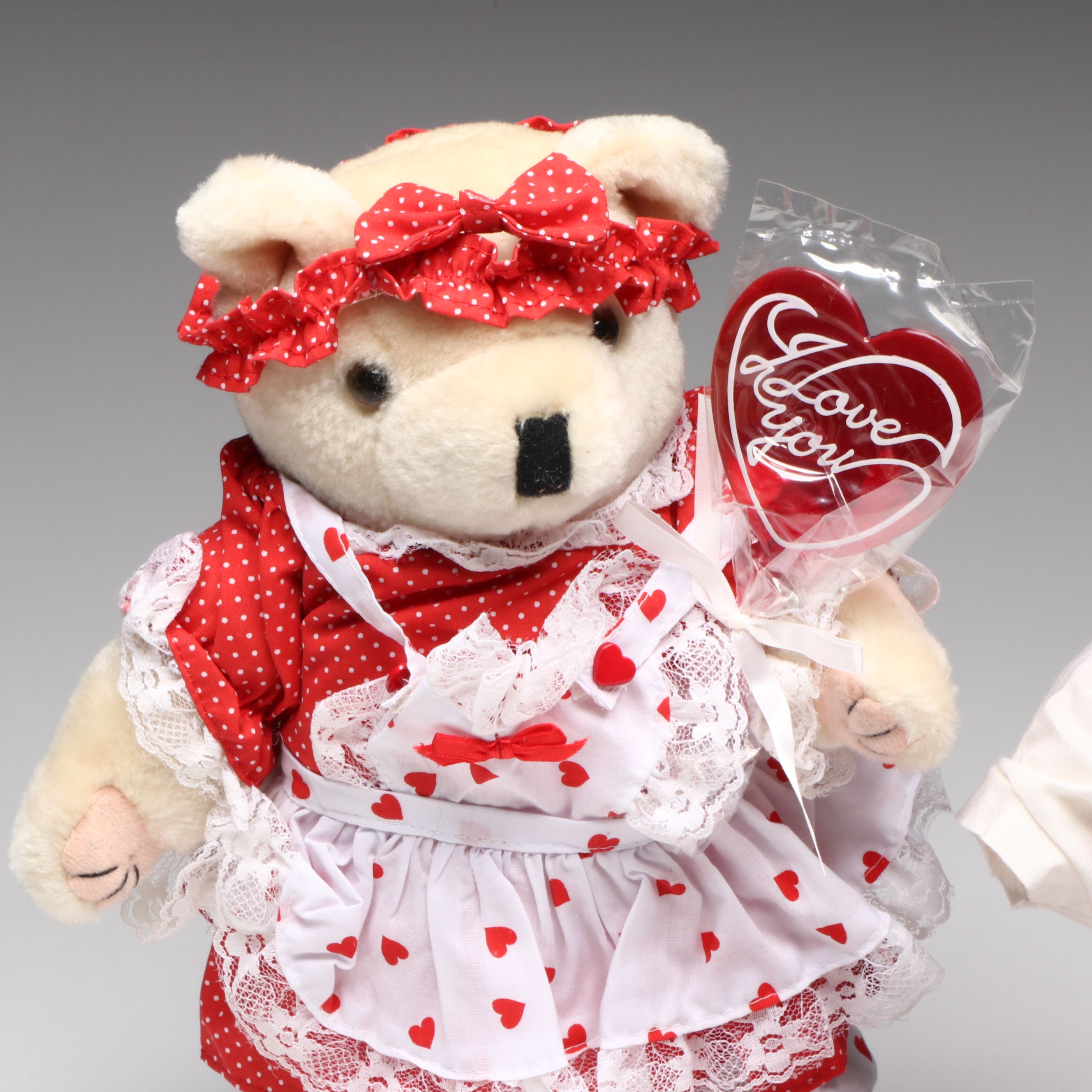 Valentine's Day "Be My Sweetheart" Teddy Bear with Accessories, 1991