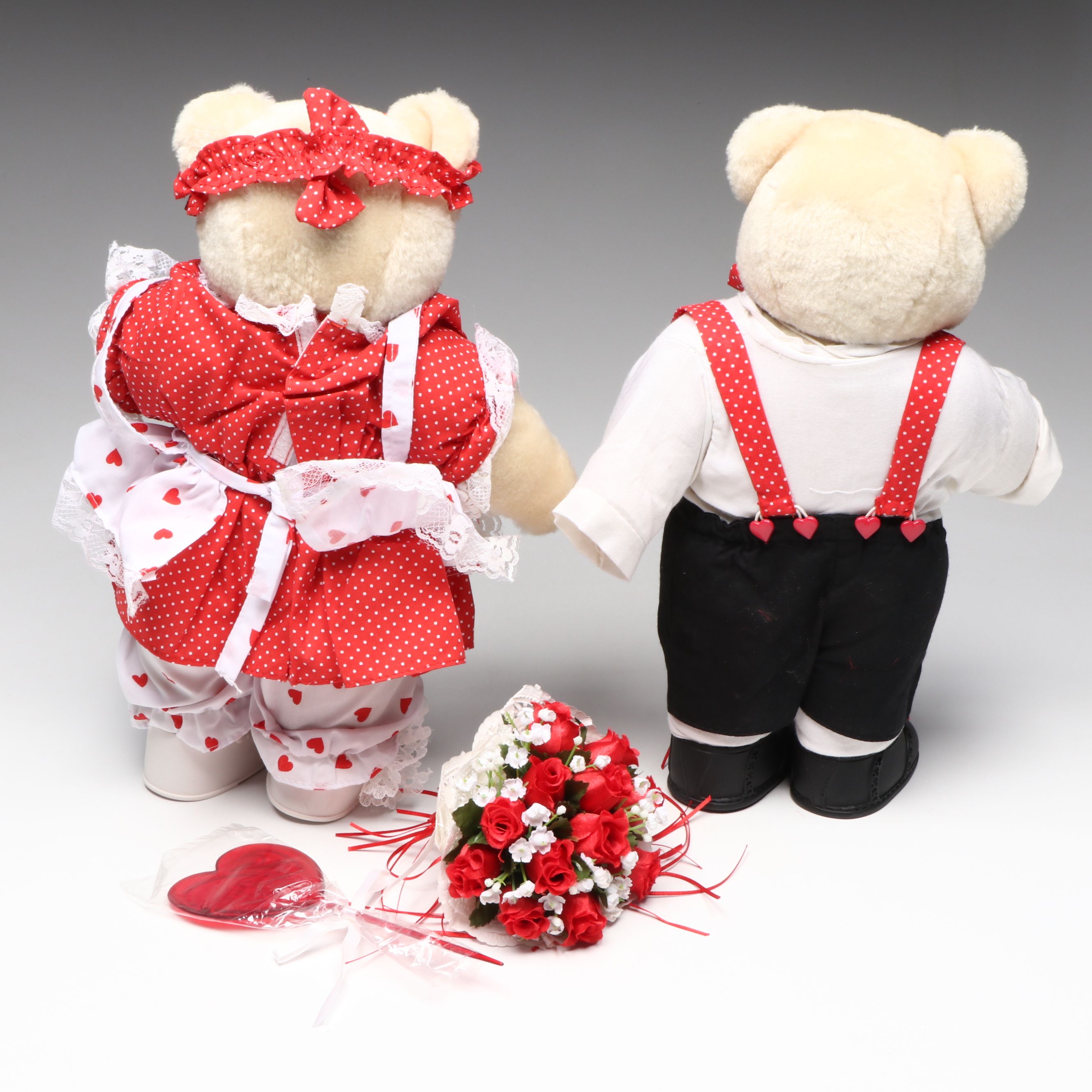 Valentine's Day "Be My Sweetheart" Teddy Bear with Accessories, 1991