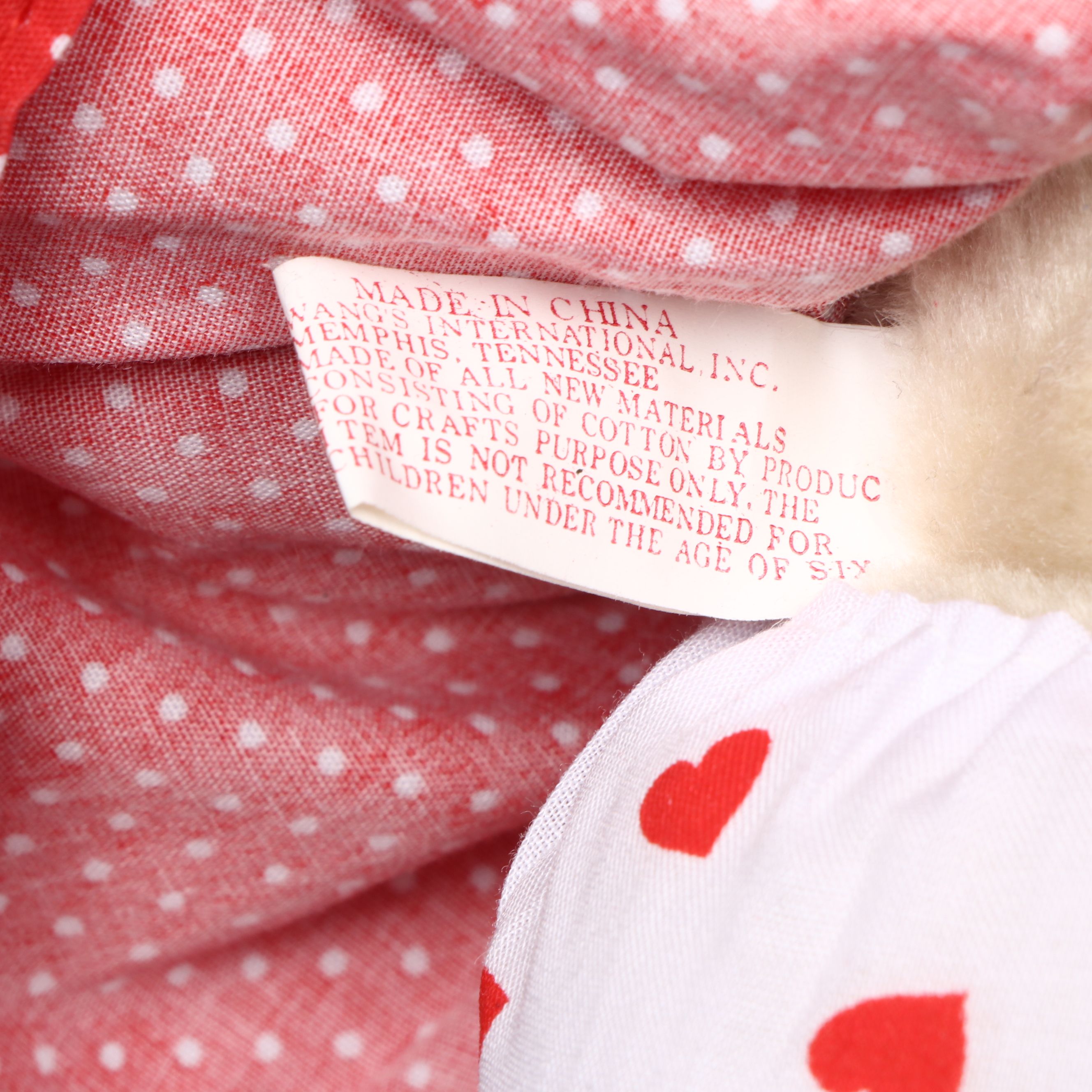 Valentine's Day "Be My Sweetheart" Teddy Bear with Accessories, 1991