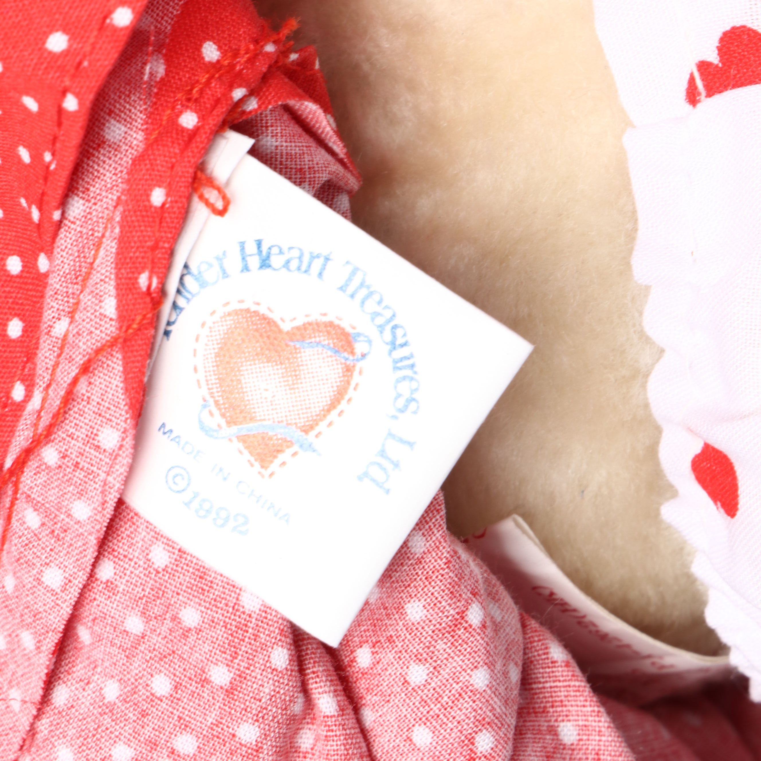 Valentine's Day "Be My Sweetheart" Teddy Bear with Accessories, 1991