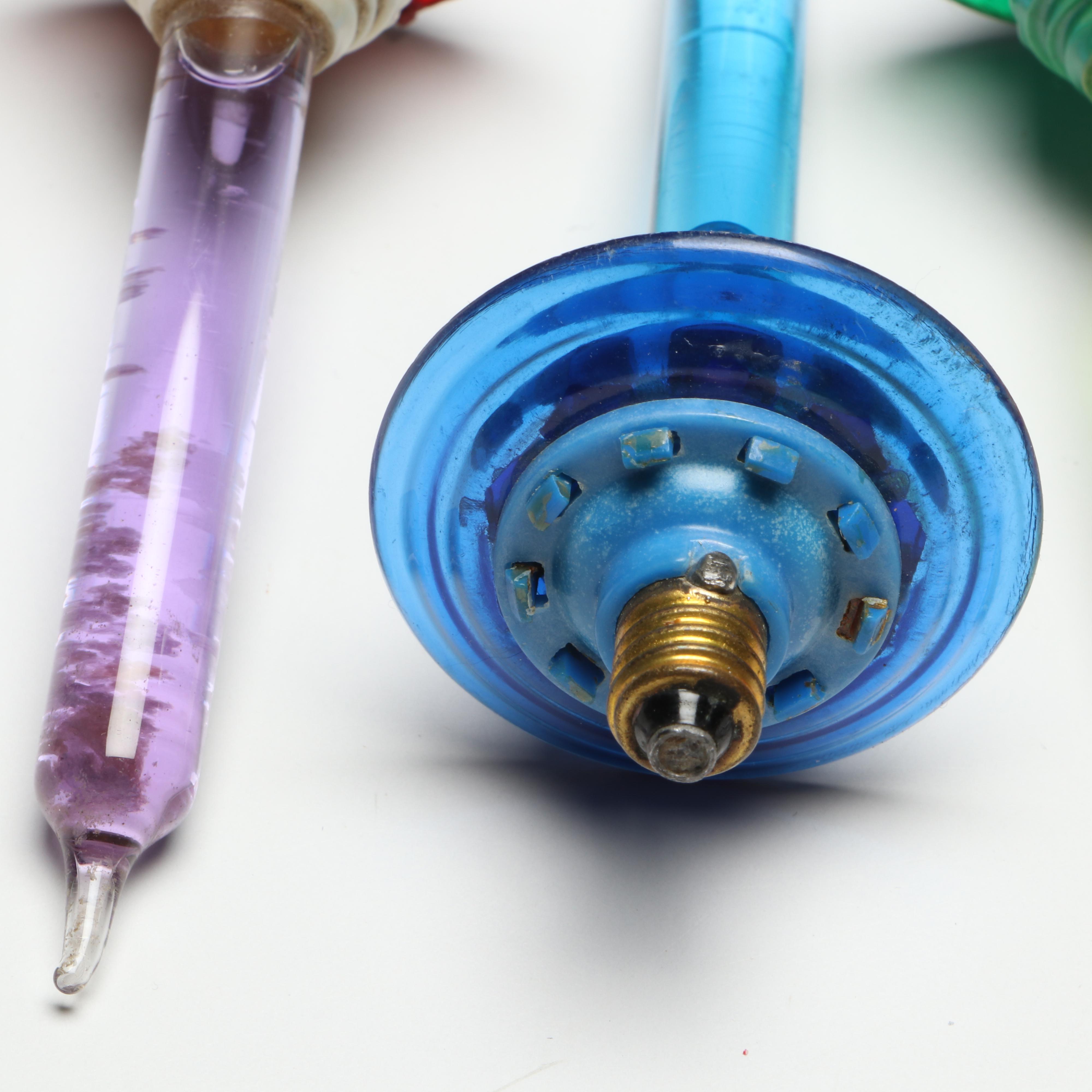 Sterling Bubble Lights and More Christmas Lights, Mid to Late 20th Century