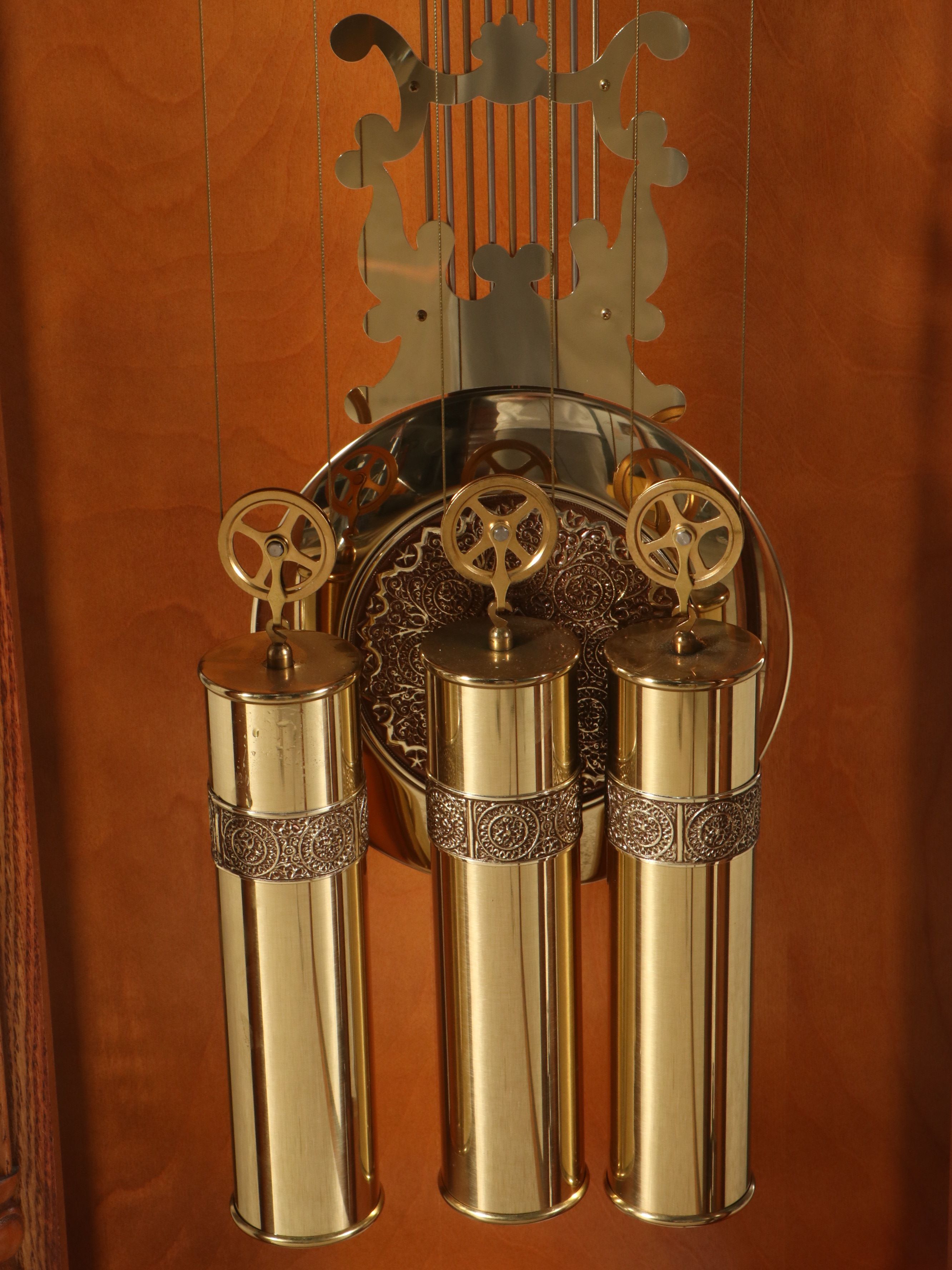 Howard Miller Oak and Burl Grandfather Clock