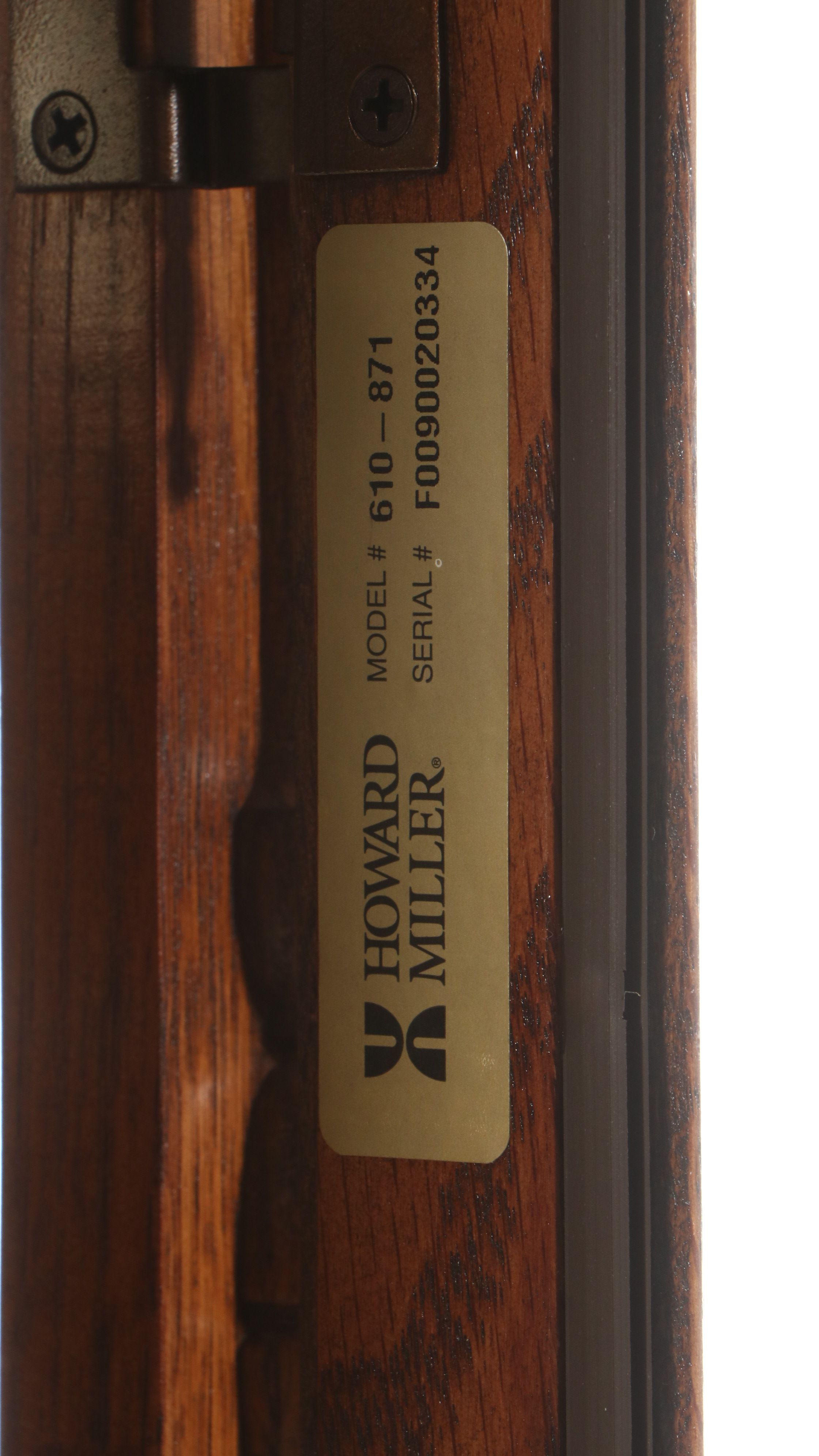 Howard Miller Oak and Burl Grandfather Clock