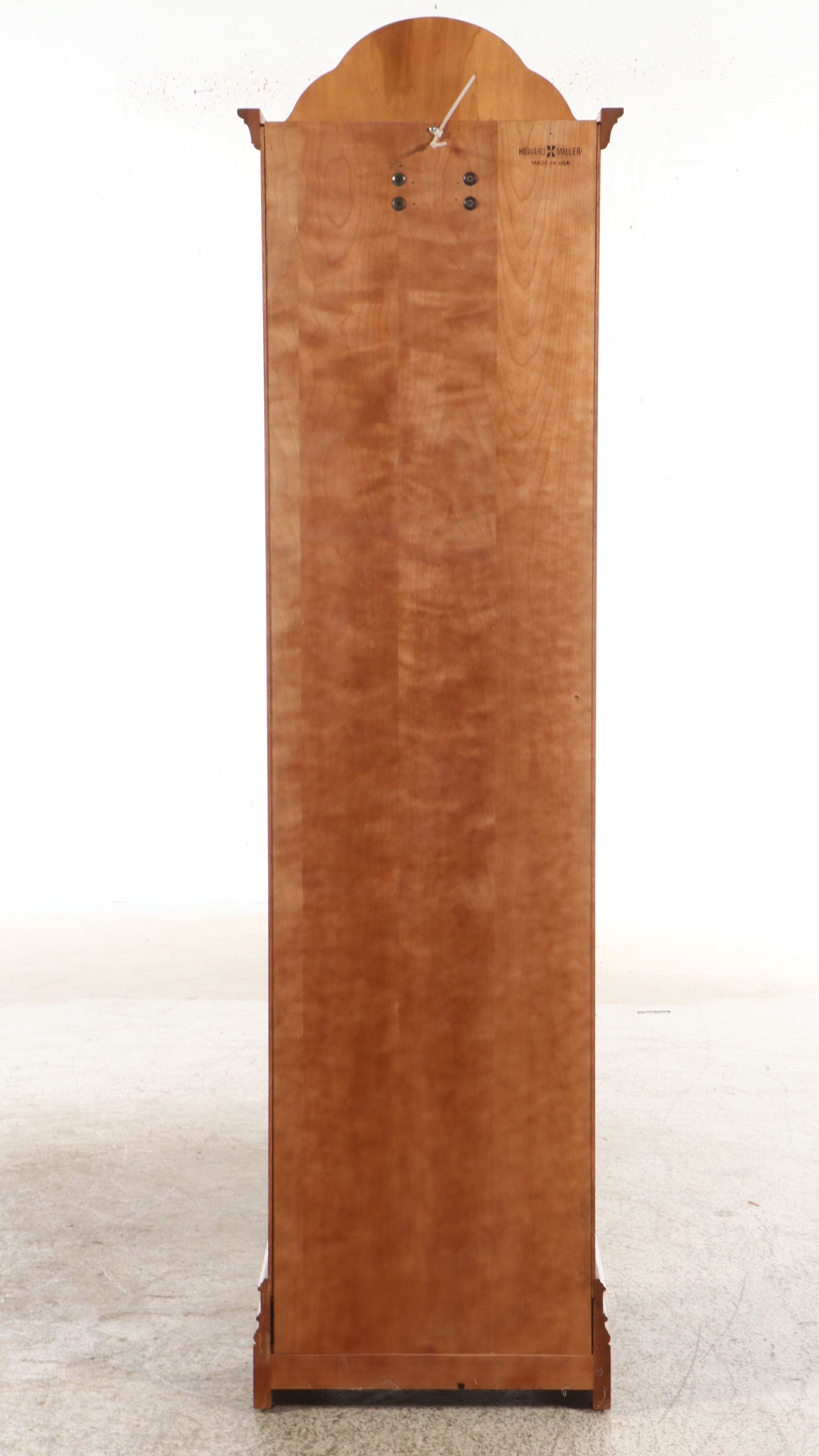 Howard Miller Oak and Burl Grandfather Clock