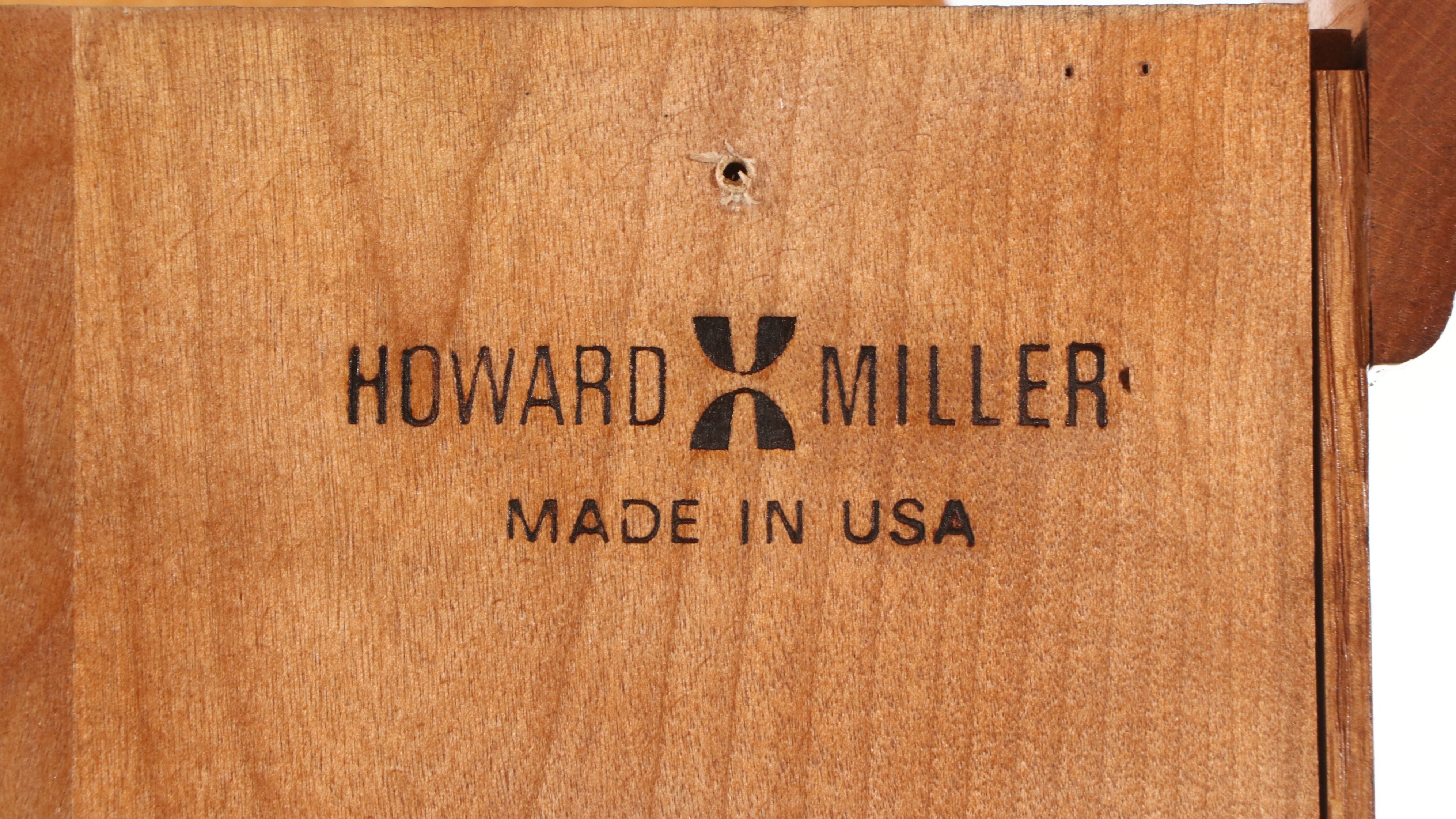 Howard Miller Oak and Burl Grandfather Clock