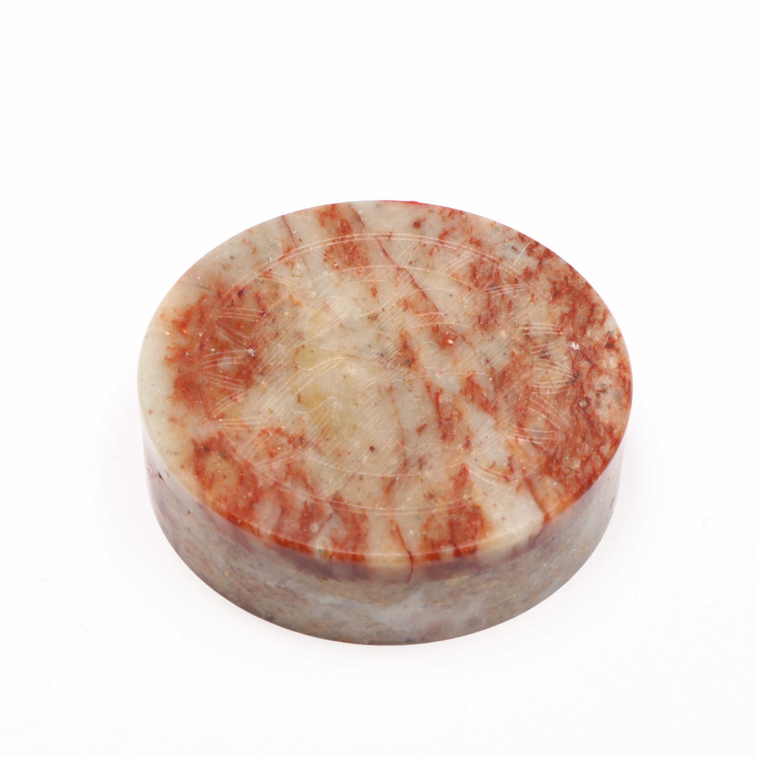 Budai and Standing Man Carved Soapstone Chop Seals