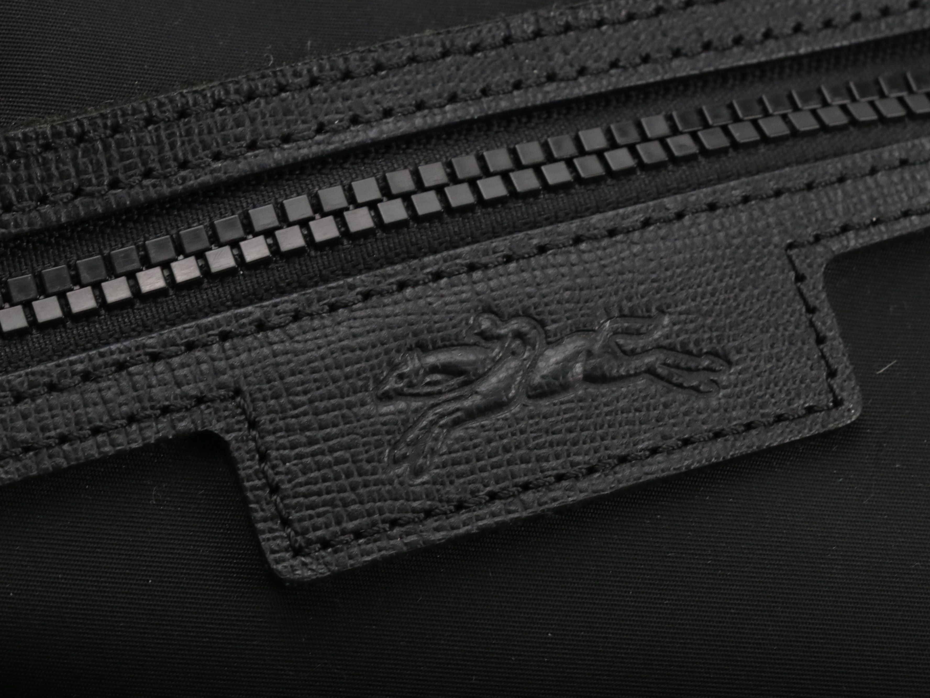 Longchamp Le Pliage Neo Backpack in Black Nylon with Cowhide Trim