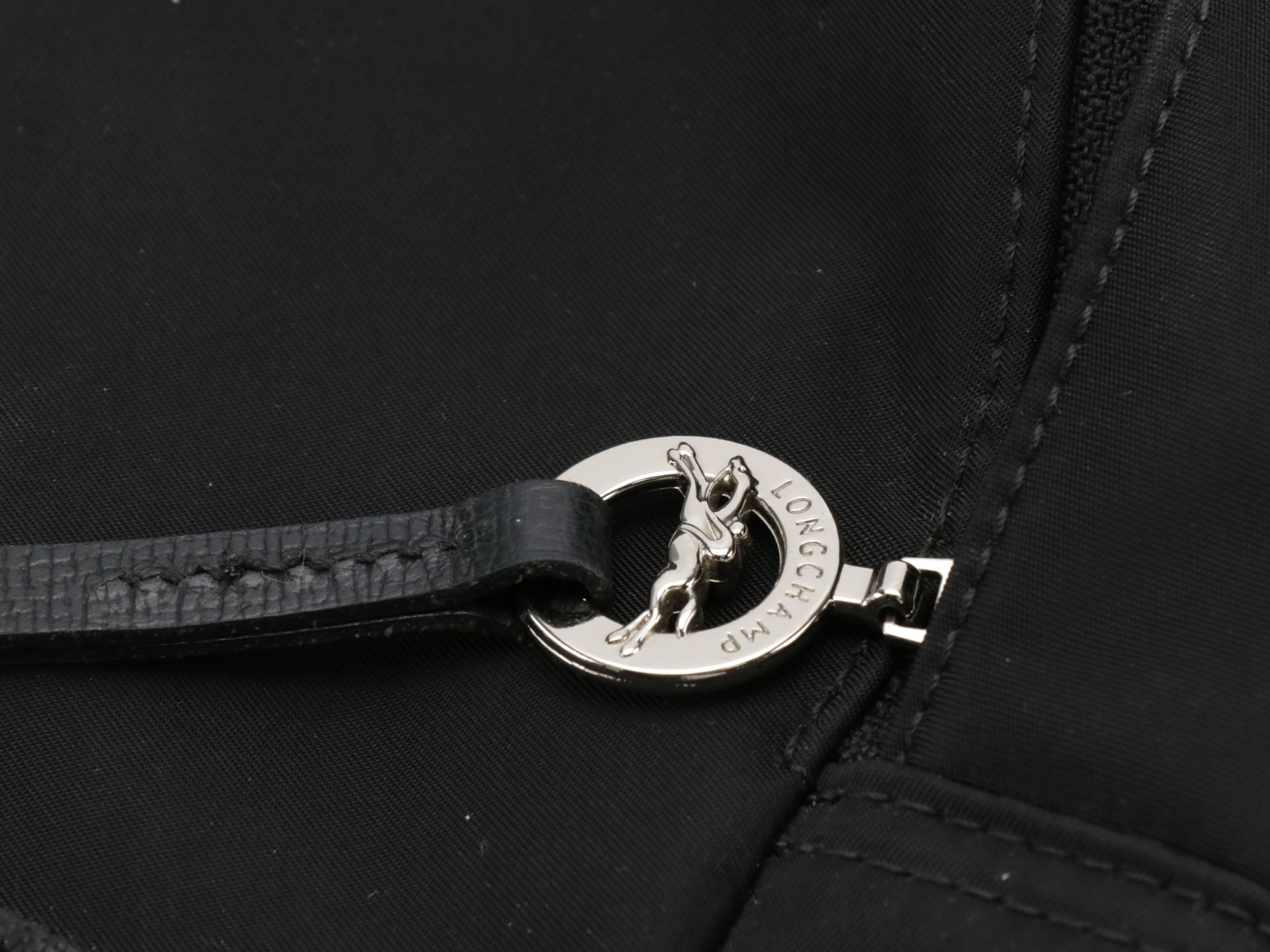 Longchamp Le Pliage Neo Backpack in Black Nylon with Cowhide Trim