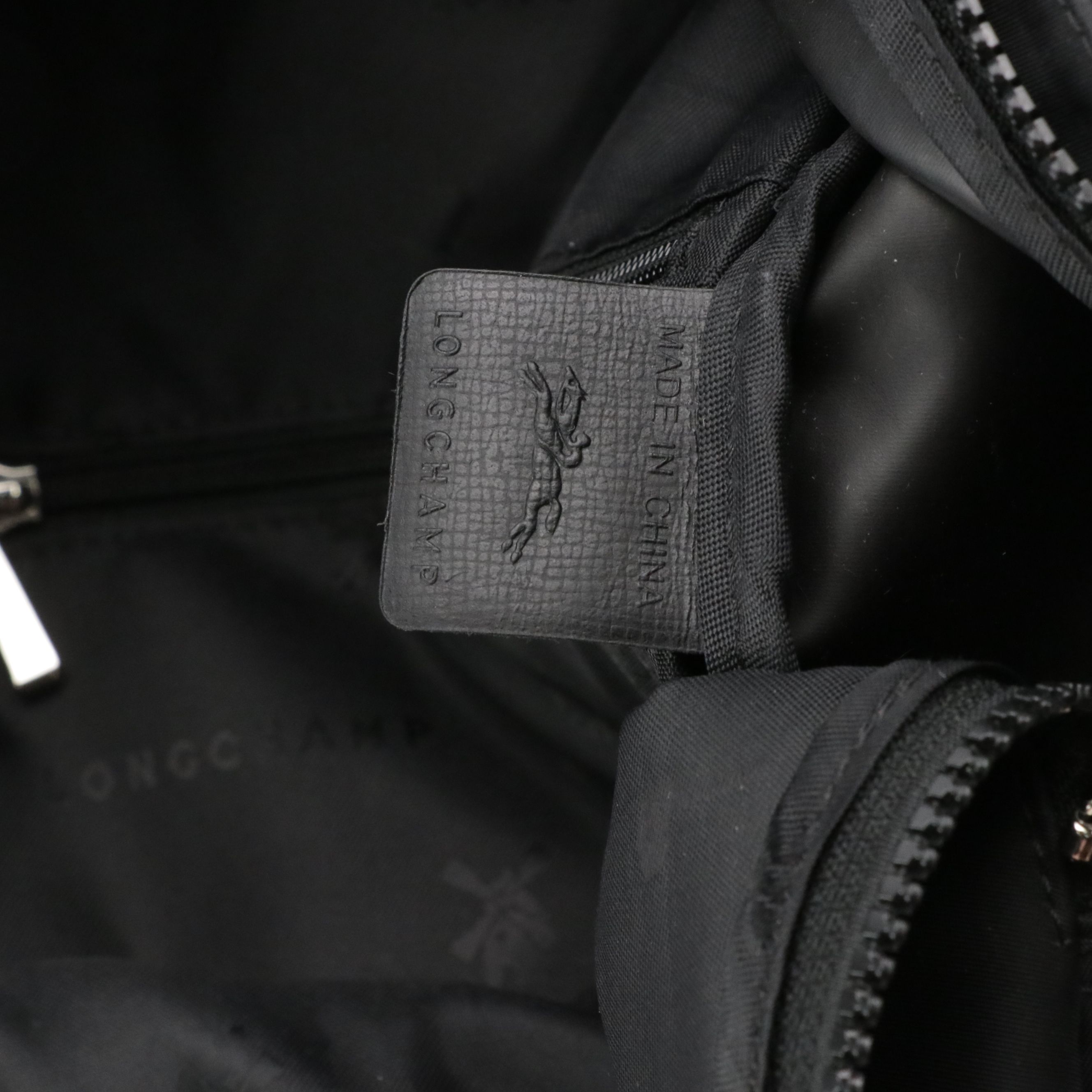 Longchamp Le Pliage Neo Backpack in Black Nylon with Cowhide Trim