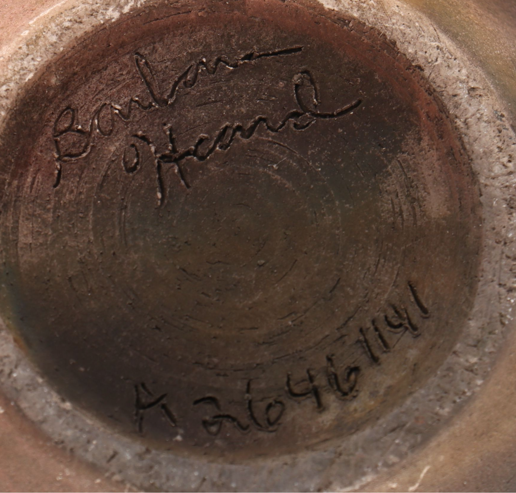 Barbara Heard Kachina Head Ceramic Lidded Vessel