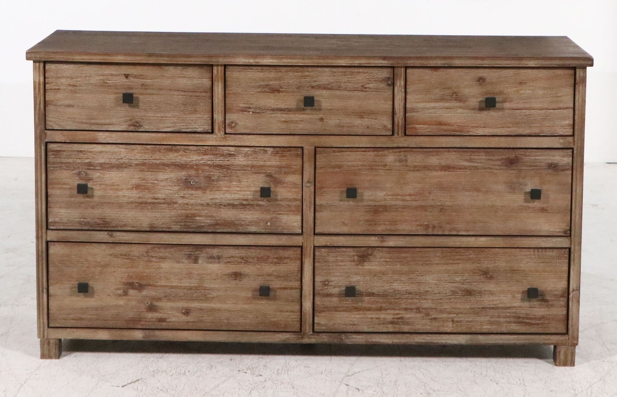 Contemporary Farmhouse Style Wooden Dresser