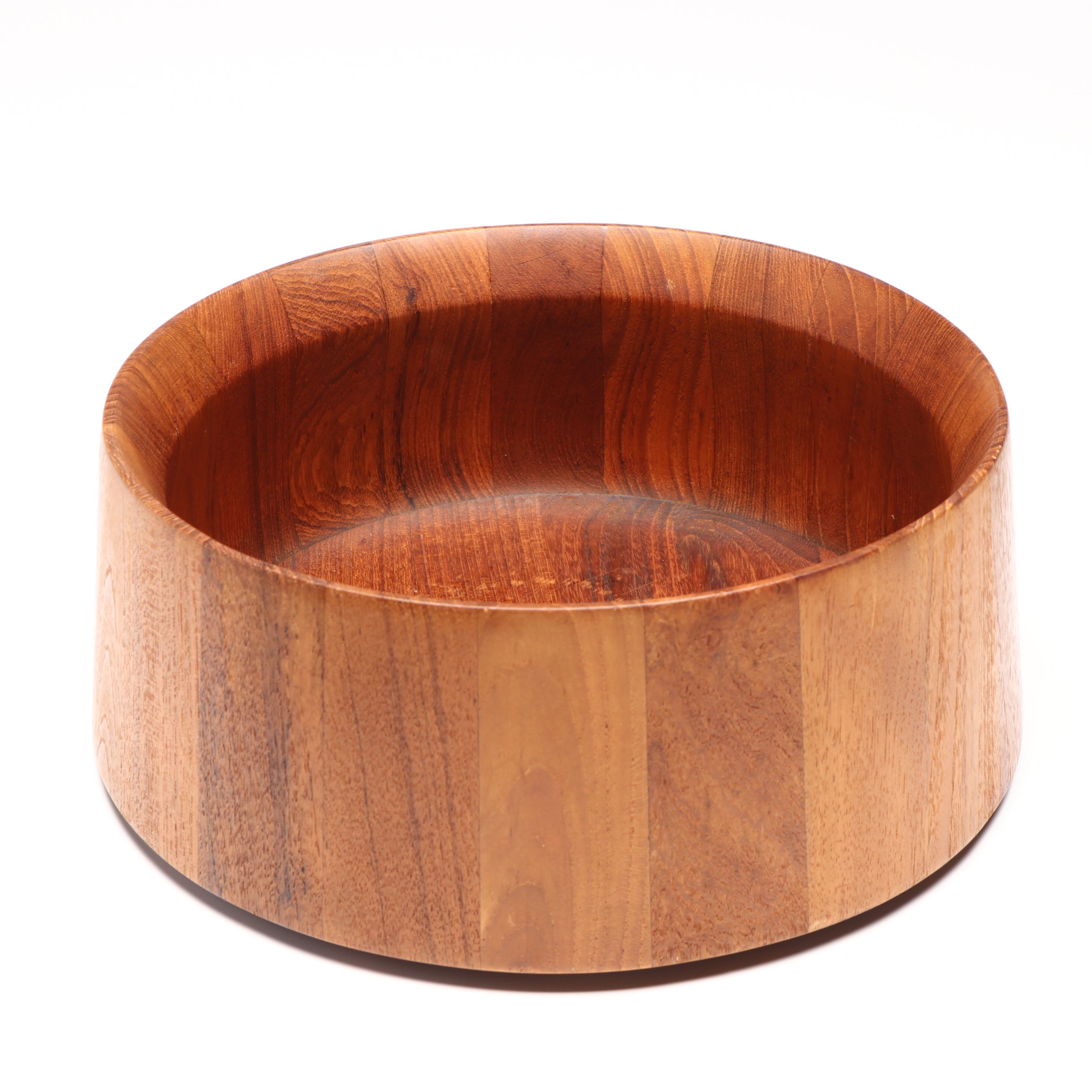 Dansk Wood Serving Bowl with Other Carved Wood Bowls