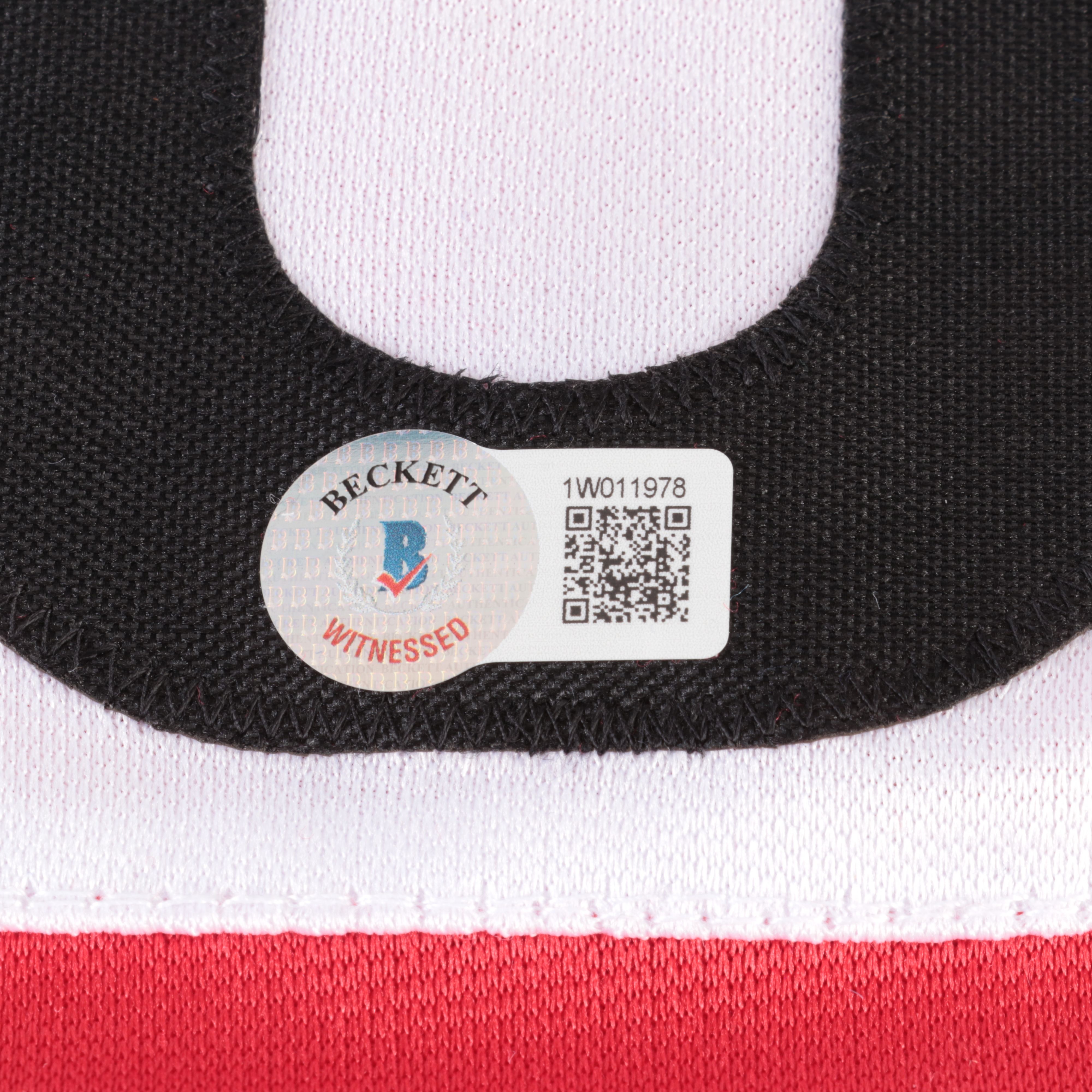 Carl Lewis Signed Olympic Team USA Track and Field Jersey, Beckett