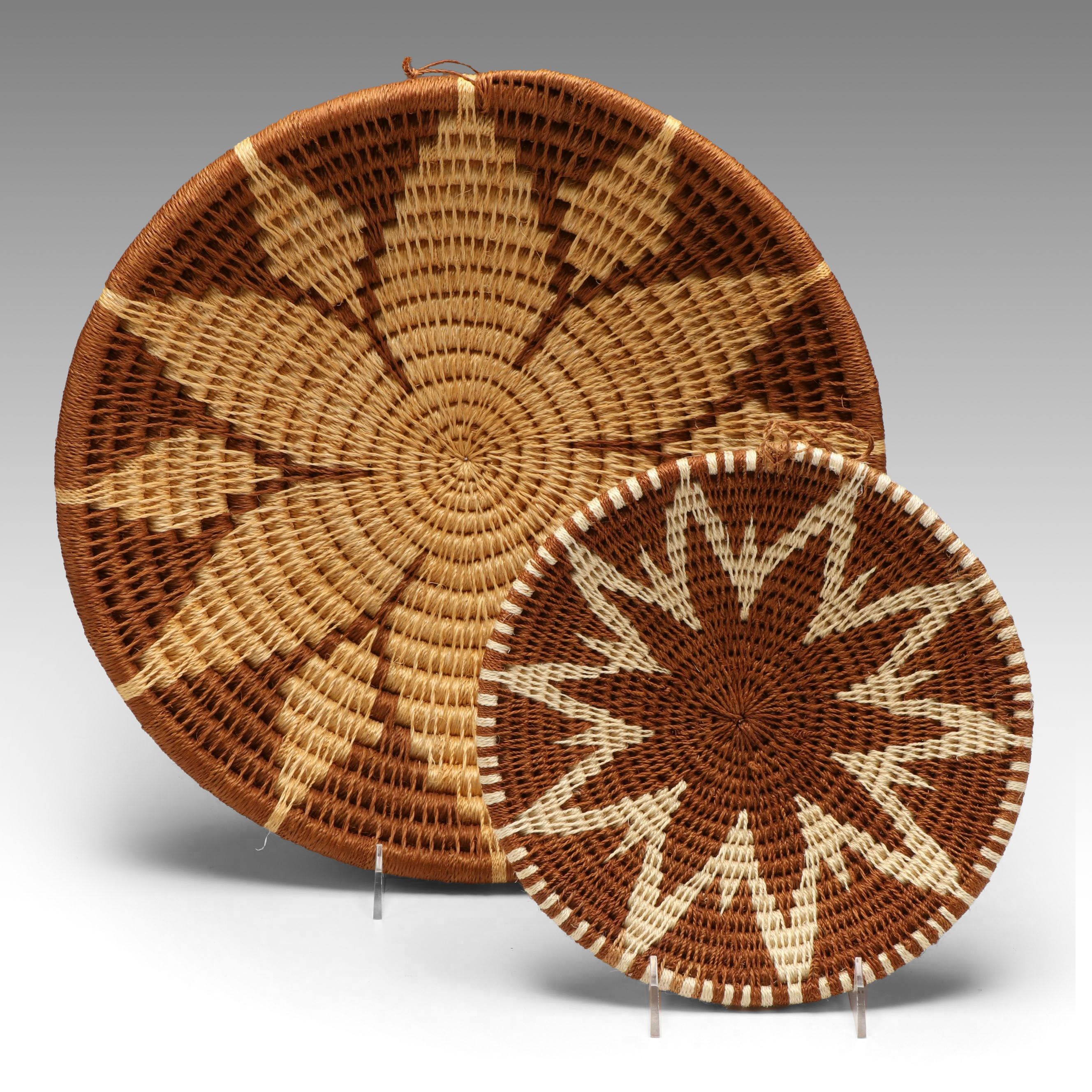 Zimbabwean Shona Peoples Handwoven Sisal Fiber Basketry