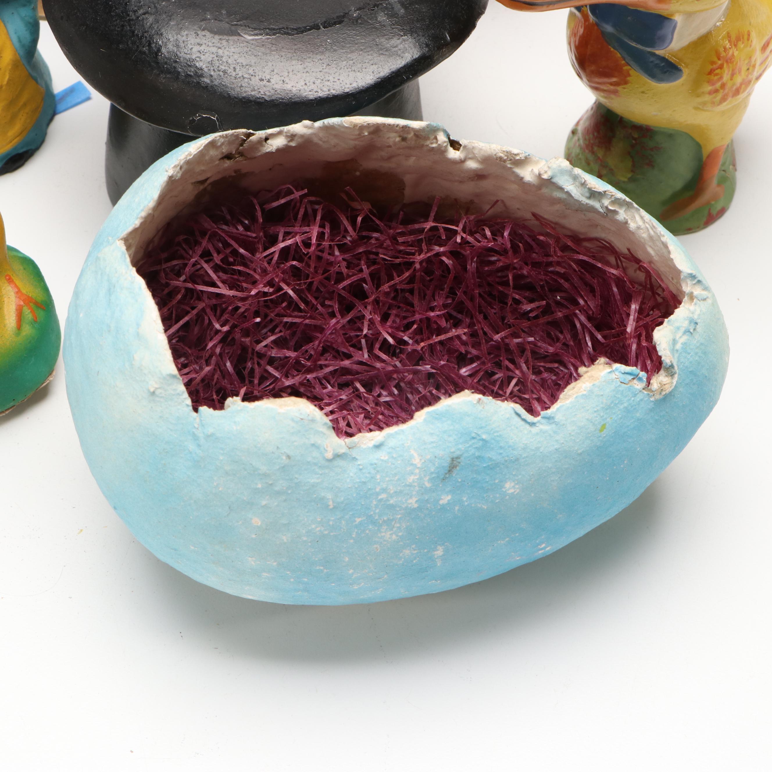 German and Other Easter Candy Containers, Mid-20th Century