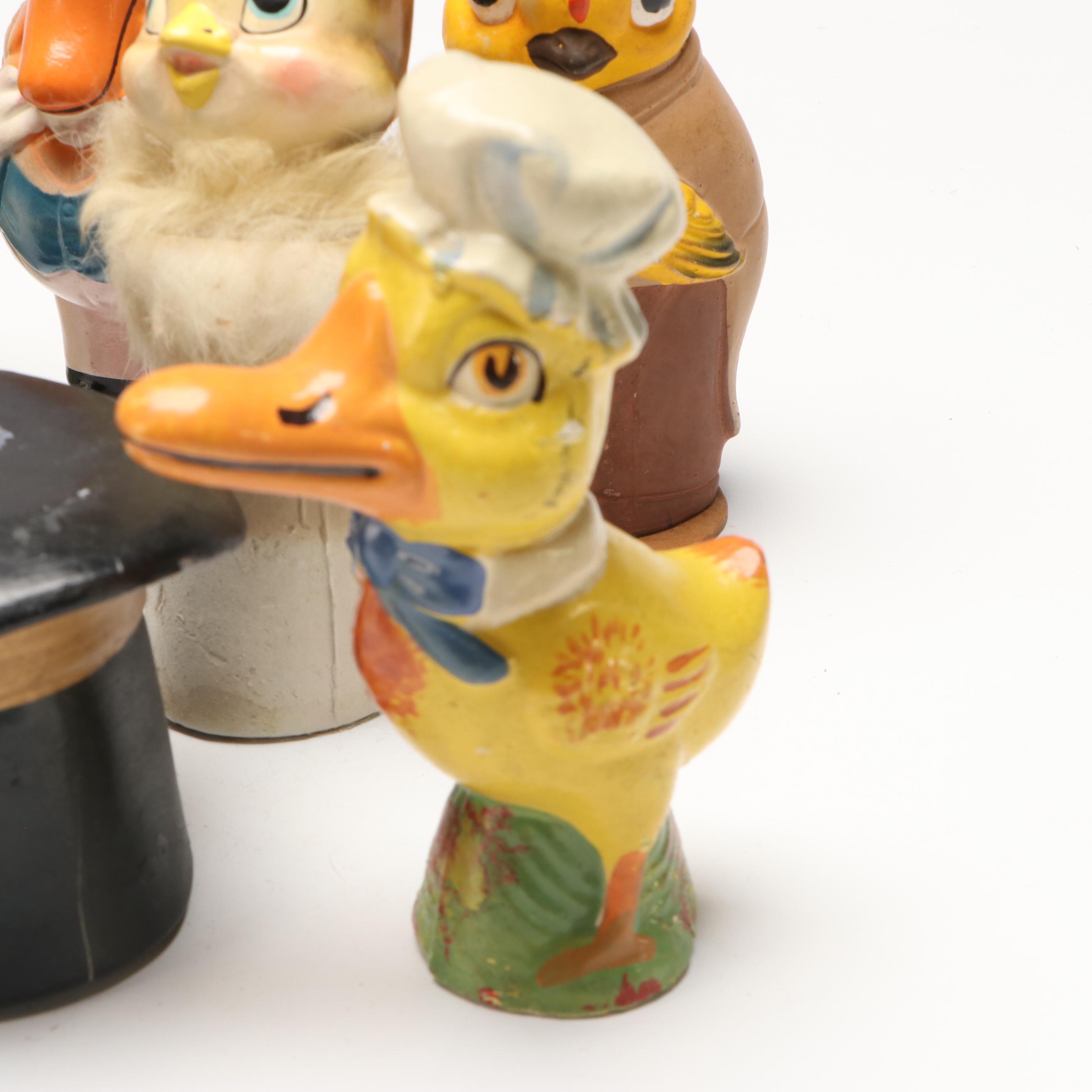 German and Other Easter Candy Containers, Mid-20th Century
